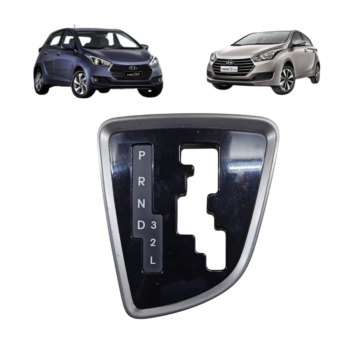 MOLDURA CAMBIO AUTOMÁTICO HB20 2012/2019 IN.