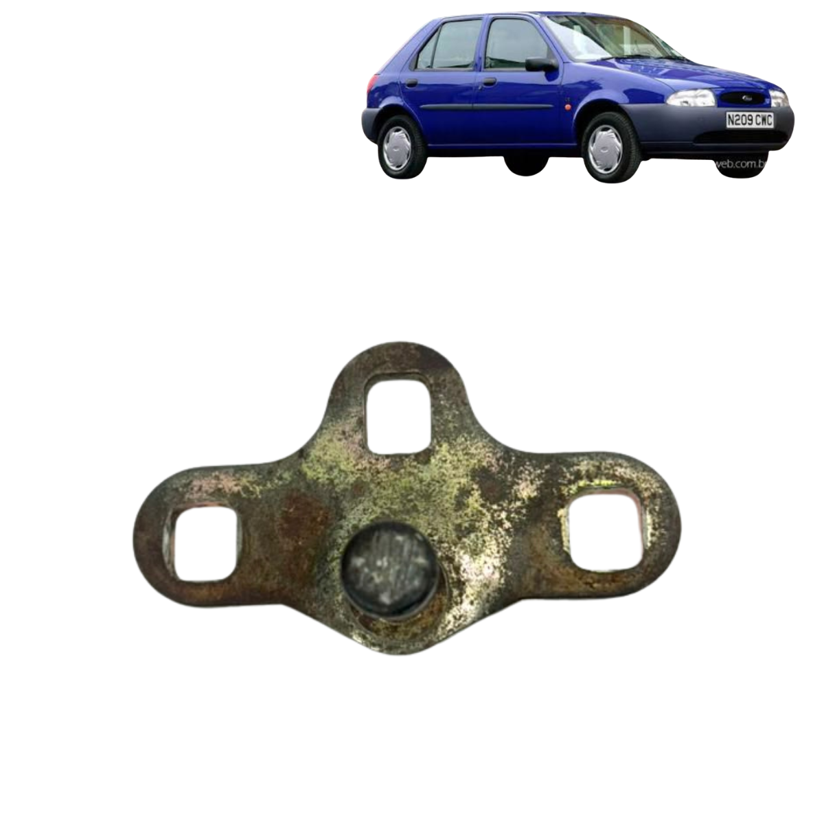 Batente Porta Malas Ford Fiesta Hatch 1.0i 1998 USADO