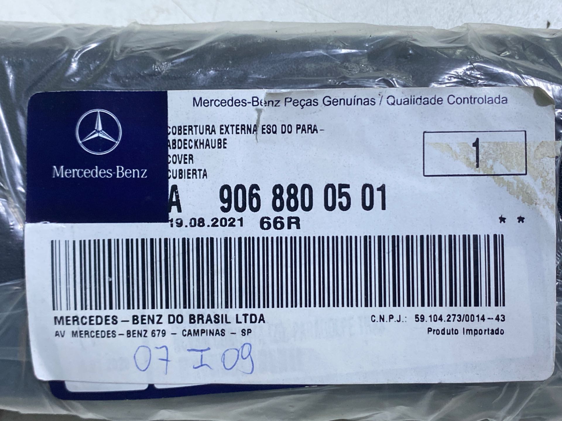 Acabamento Interno Painel Mercedes Sprinter 2012 A 2022 Orig - Imagem 2