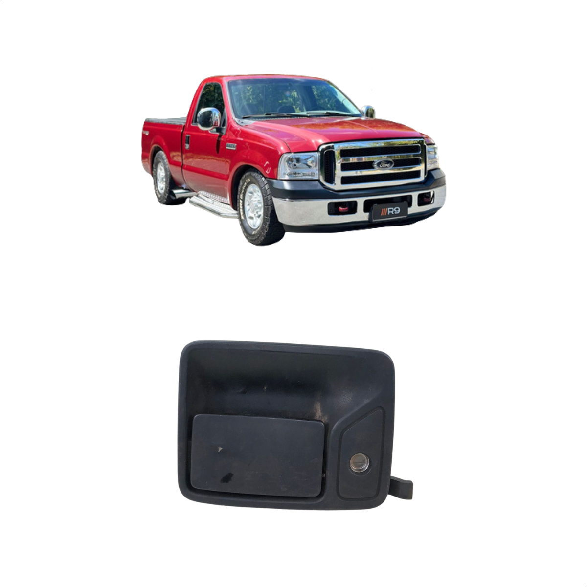 MAÇANETA EXTERNA DIANTEIRA DIREITA FORD F250 1999/2010 US.