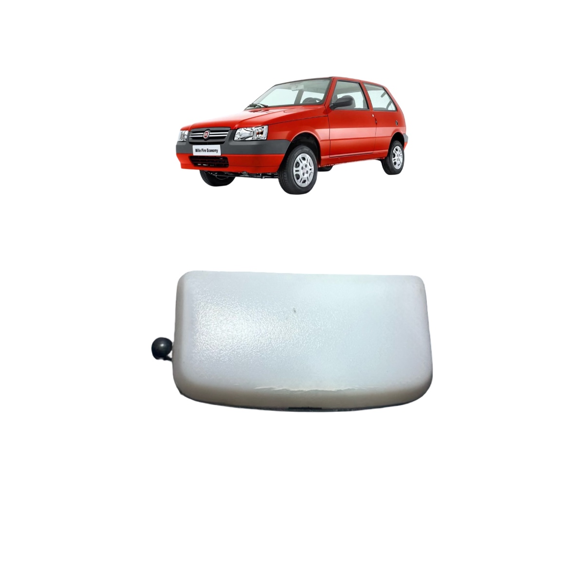 Lanterna Luz De Teto Fiat Uno 1984-2013 Original C/AVARIA - Imagem 1