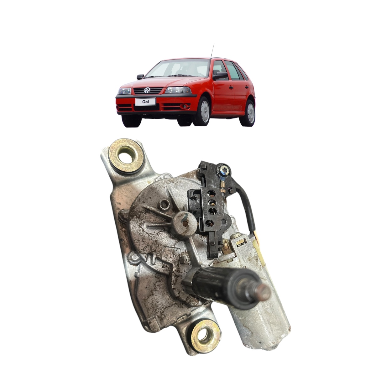 Motor Limpador traseiro Gol G3 1999 a 2005 Original - Imagem 4