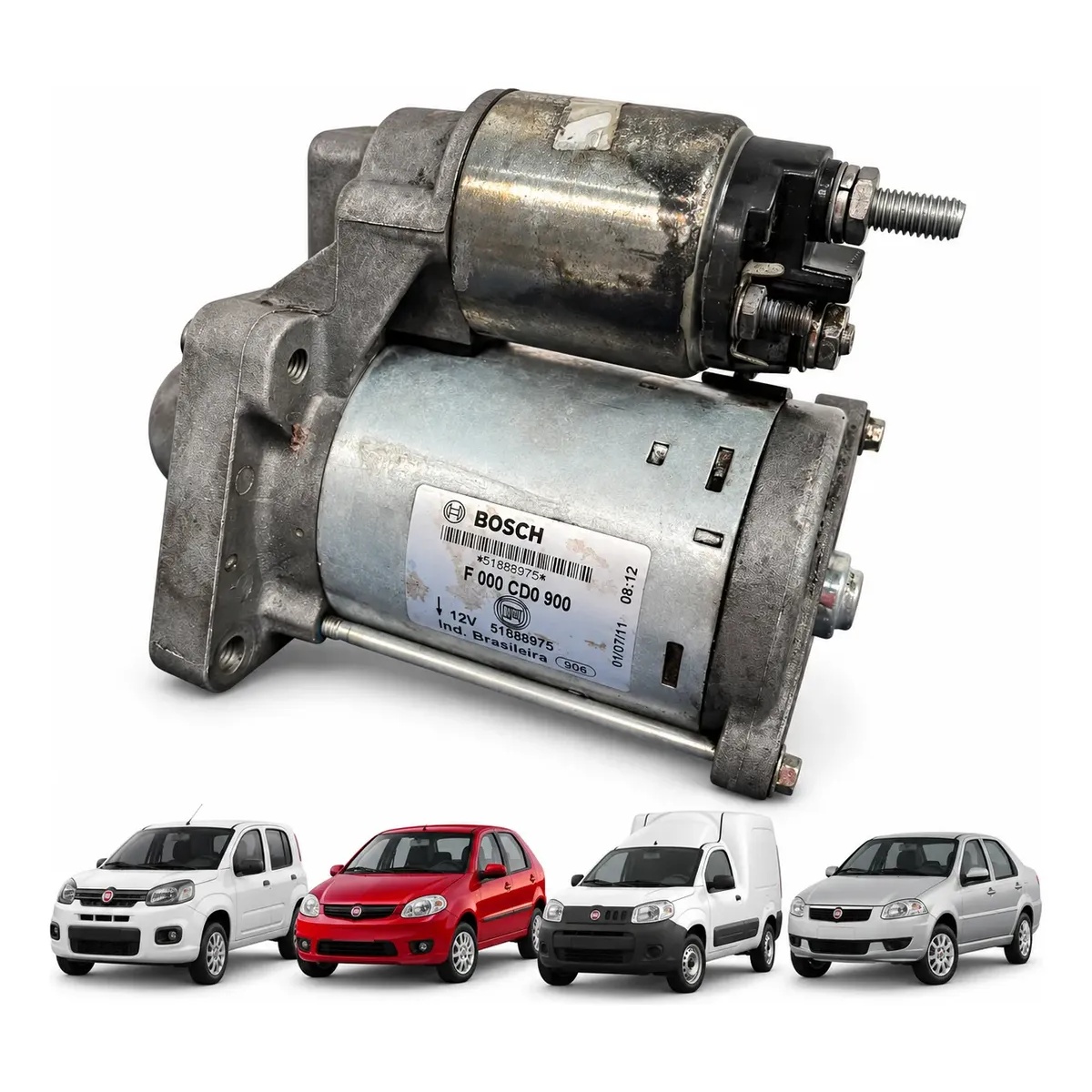 Motor Partida Fiat Uno Palio Fiorino Siena 51888975