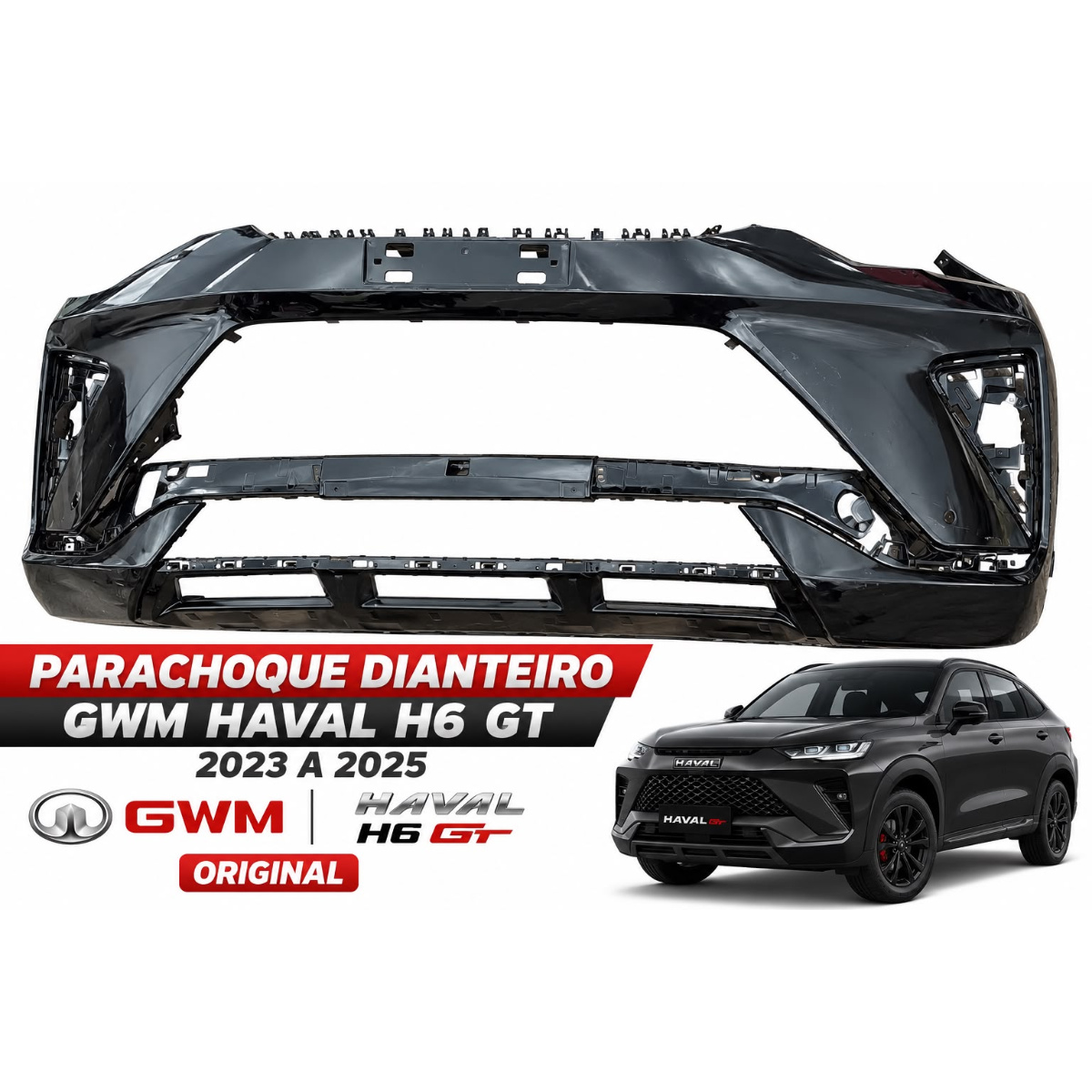 Parachoque Dianteiro Gwm Haval H6 Gt 2023 A 2025