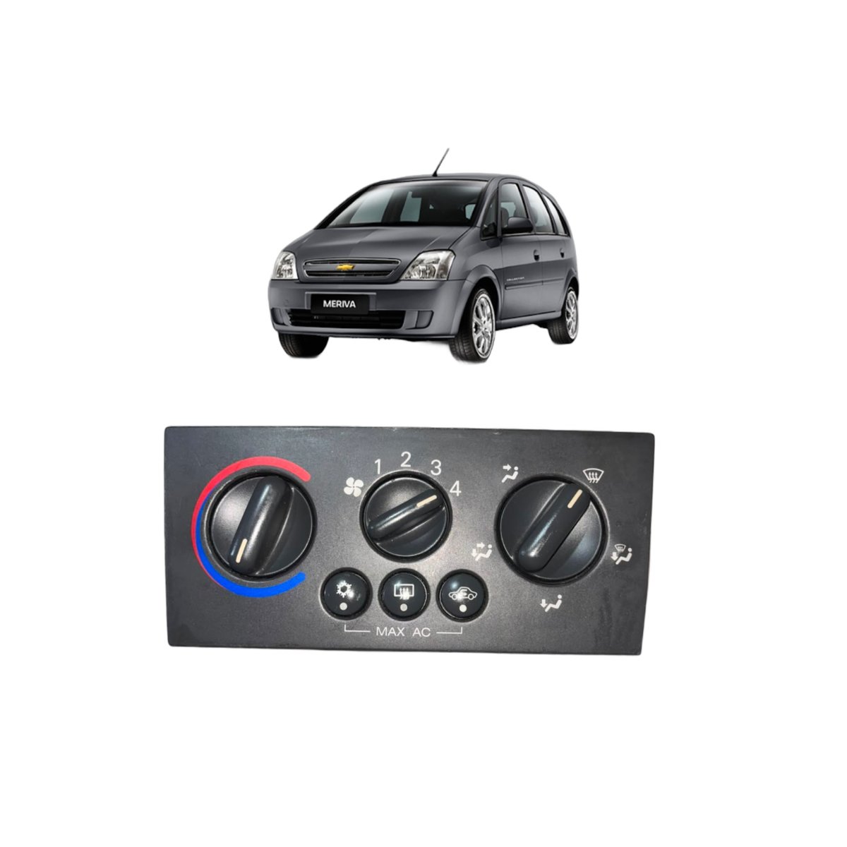 Comando Ar Condicionado Meriva Chevrolet GM Original Usado - Imagem 1