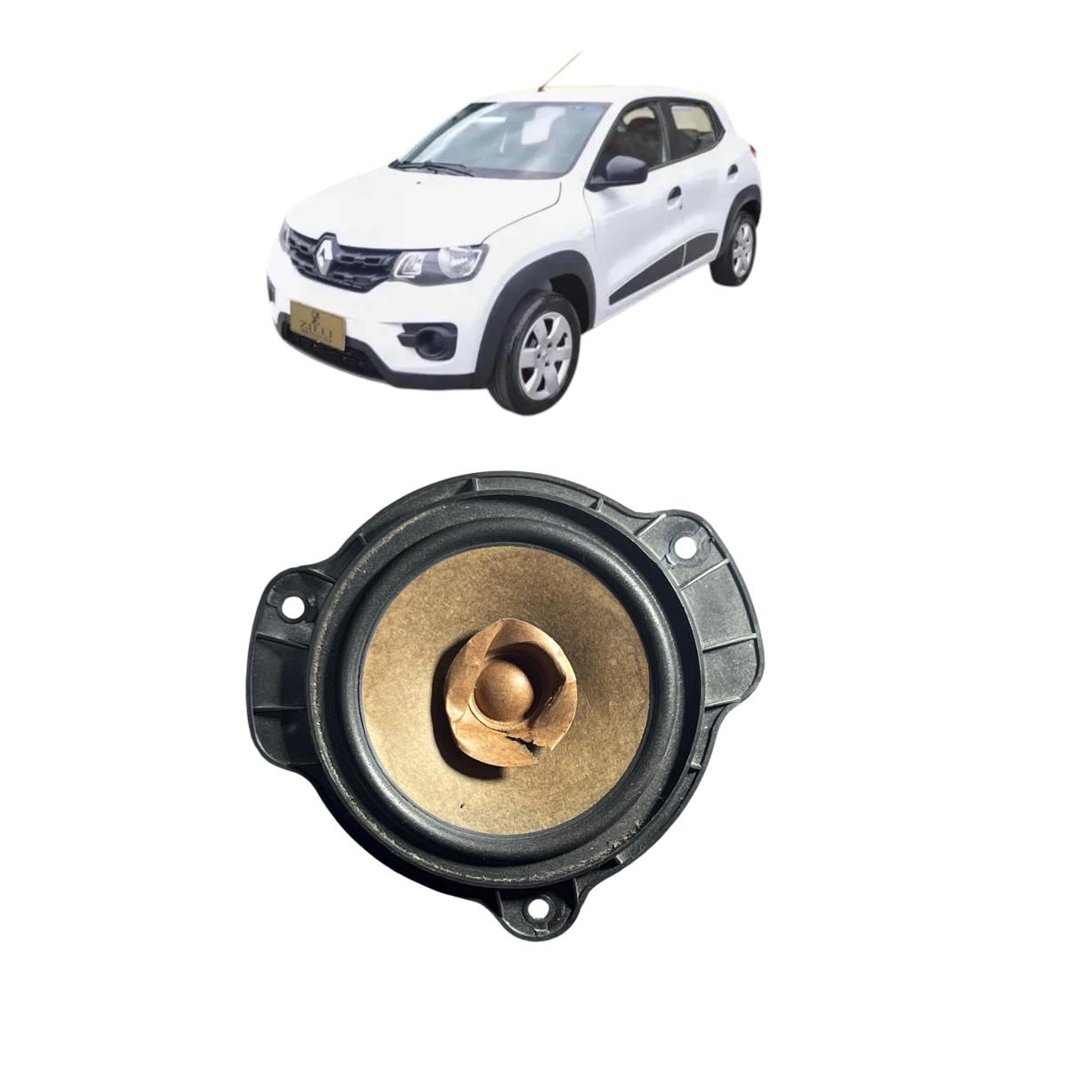 alto-falante original do painel Renault kwid - Imagem 2