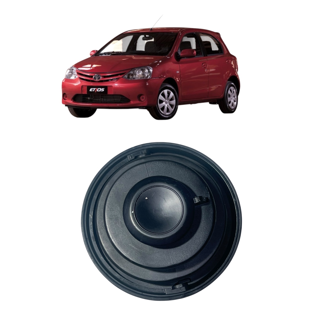 Difusor Ar Condicionado Painel Central Toyota Etios Original - Imagem 2