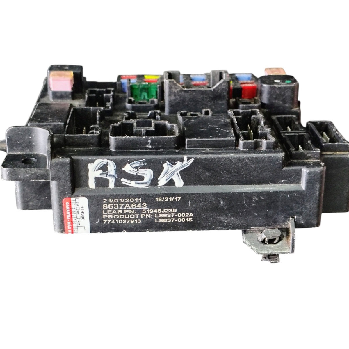 Caixa Fusivel Interna Lancer Outlander 8637a643 Original - Imagem 6