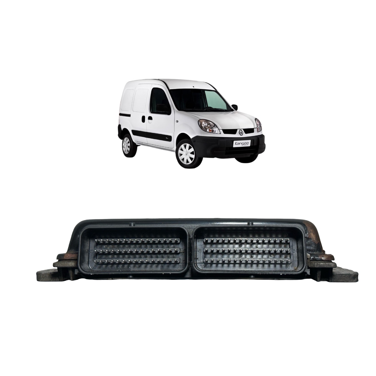 Módulo Injeção Renault Kangoo 1.6 8v 2001/2003 8200032146 - Imagem 6