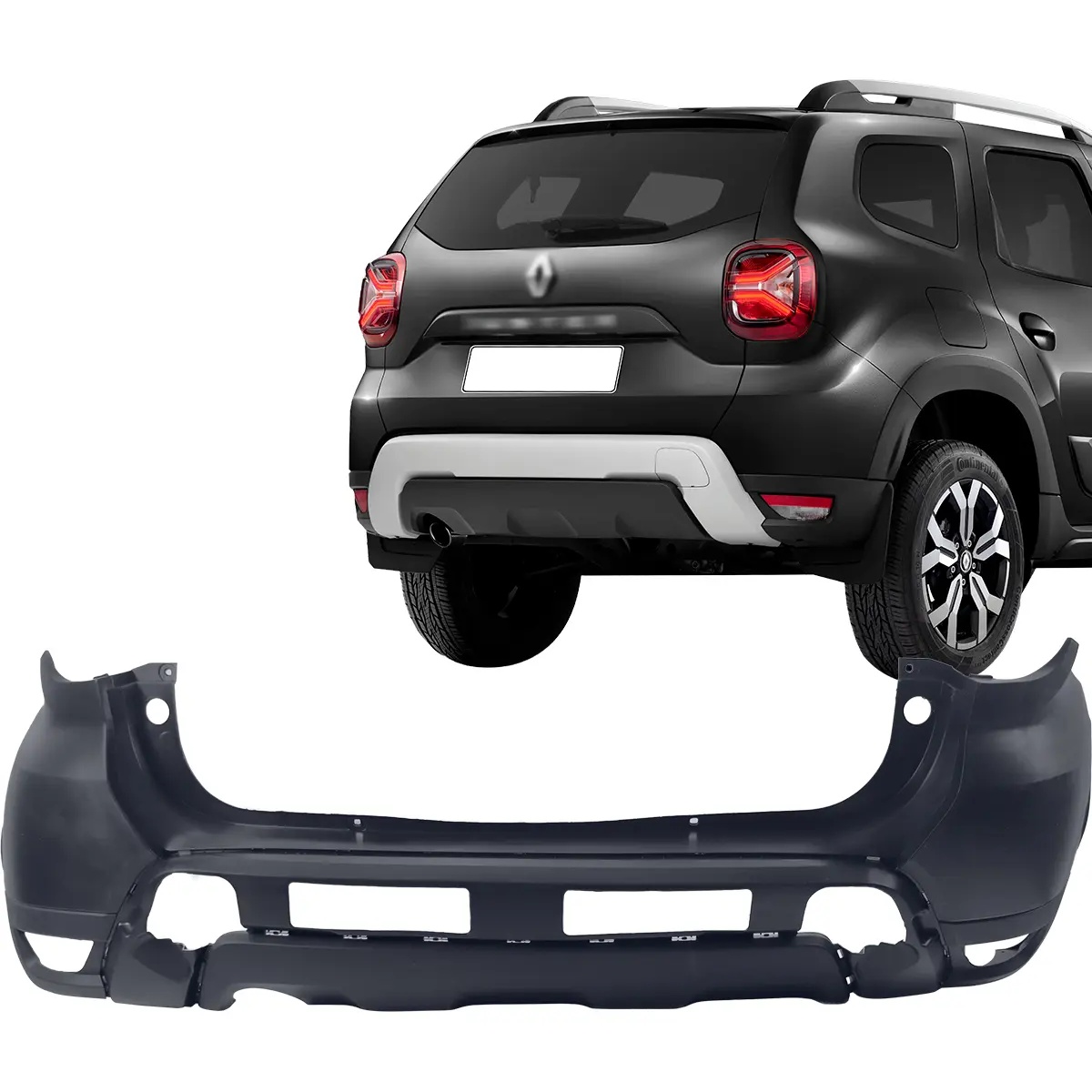 Parachoque Traseiro Renault Duster 2020 a 2024