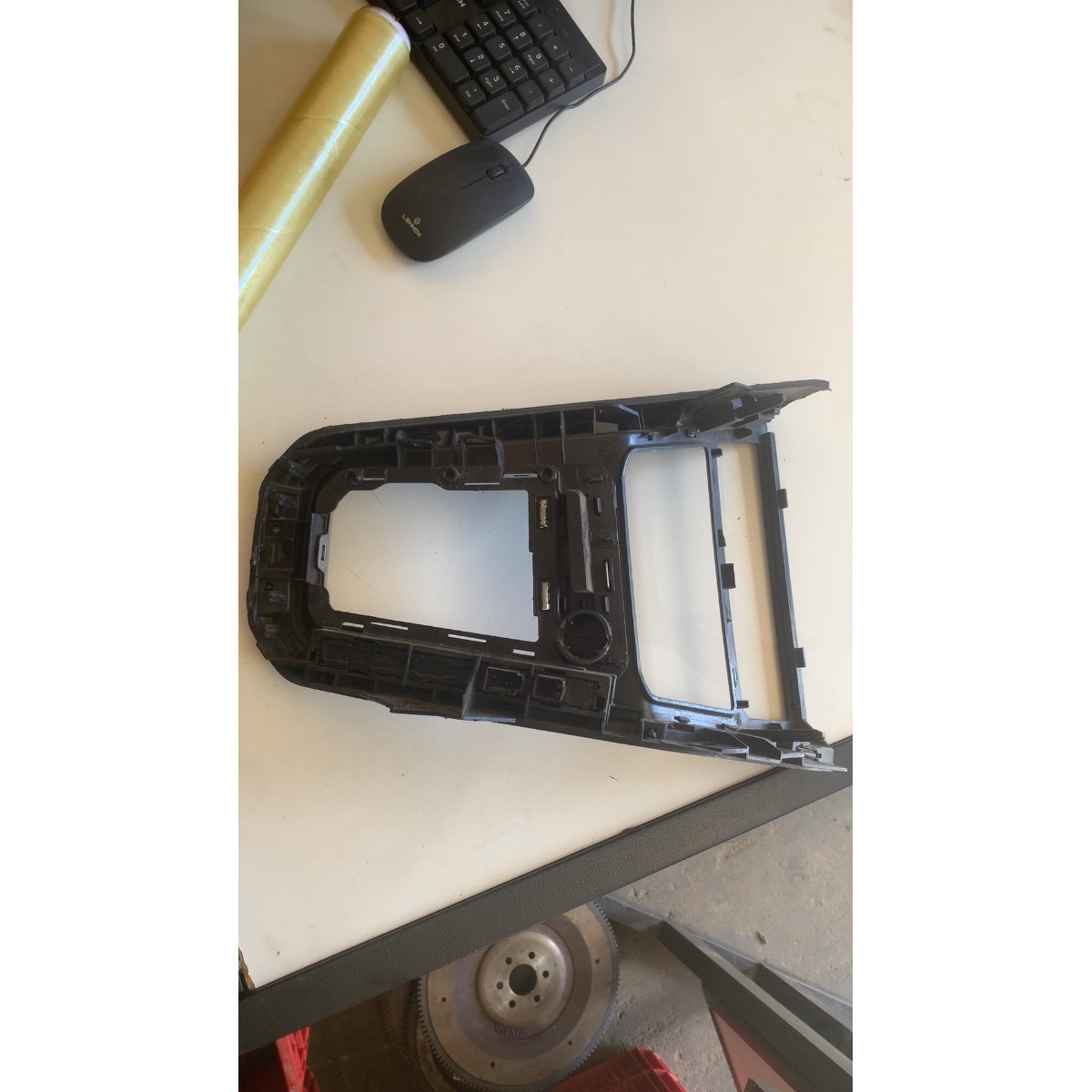 Console Central Vw Nivus Polo Virtus 2019/22 Preta/cinza - Imagem 3