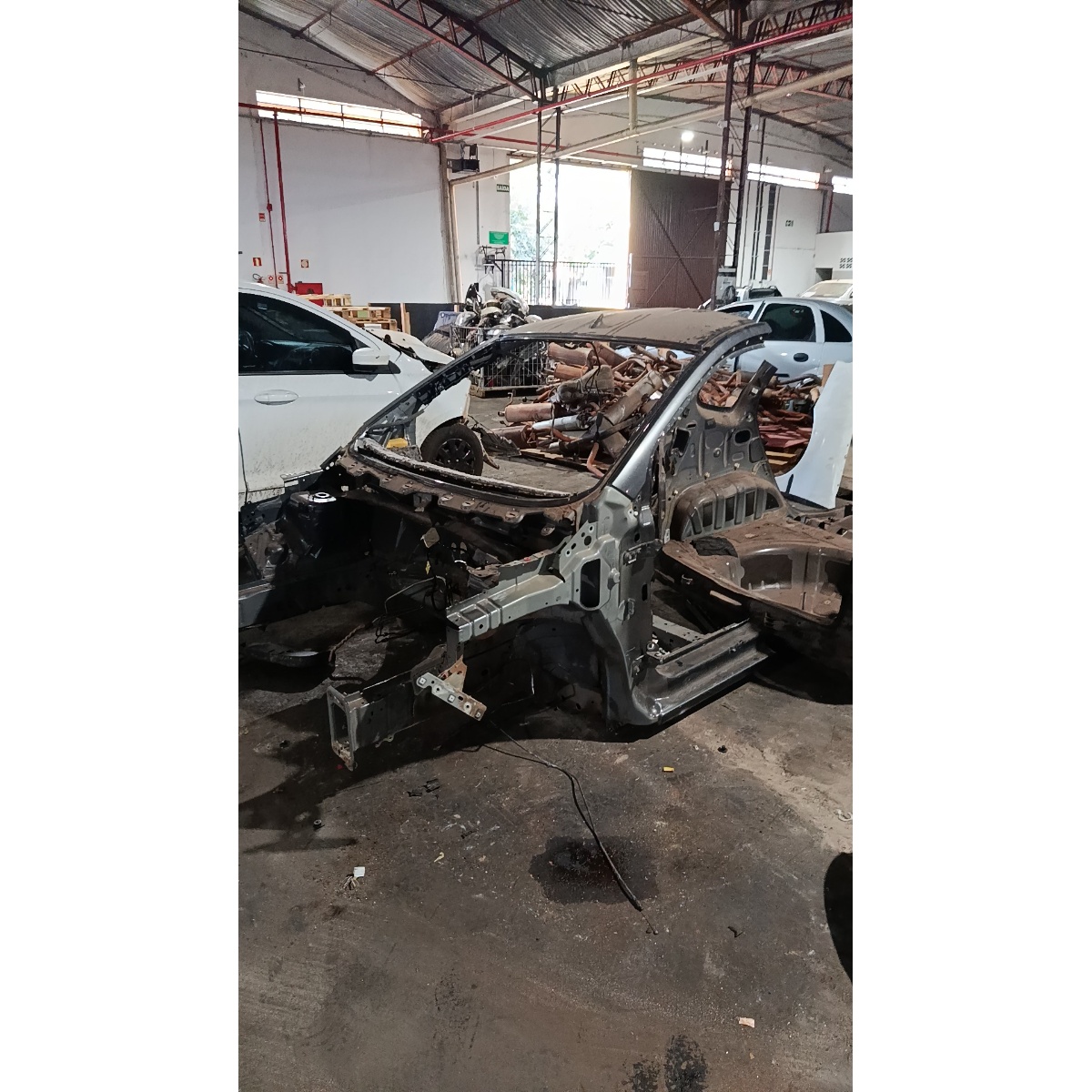 FRENTÃO COM COLUNAS PARABRISA FORD KA HATCH 2015 - Imagem 2