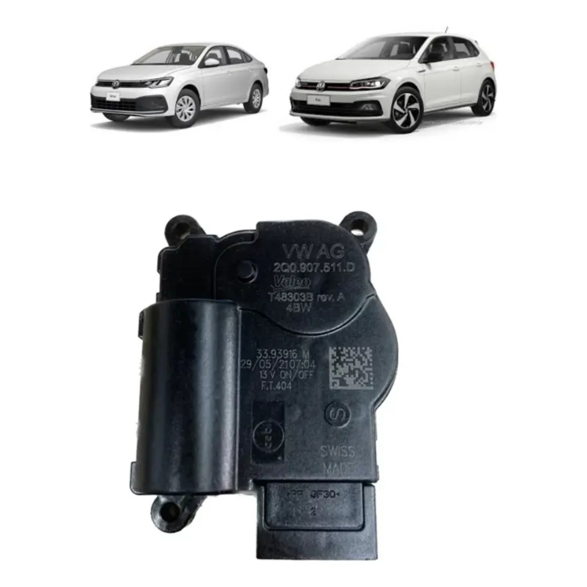 Motor Atuador Ar Condicionado Polo T-Cross Virt 2Q0907511D