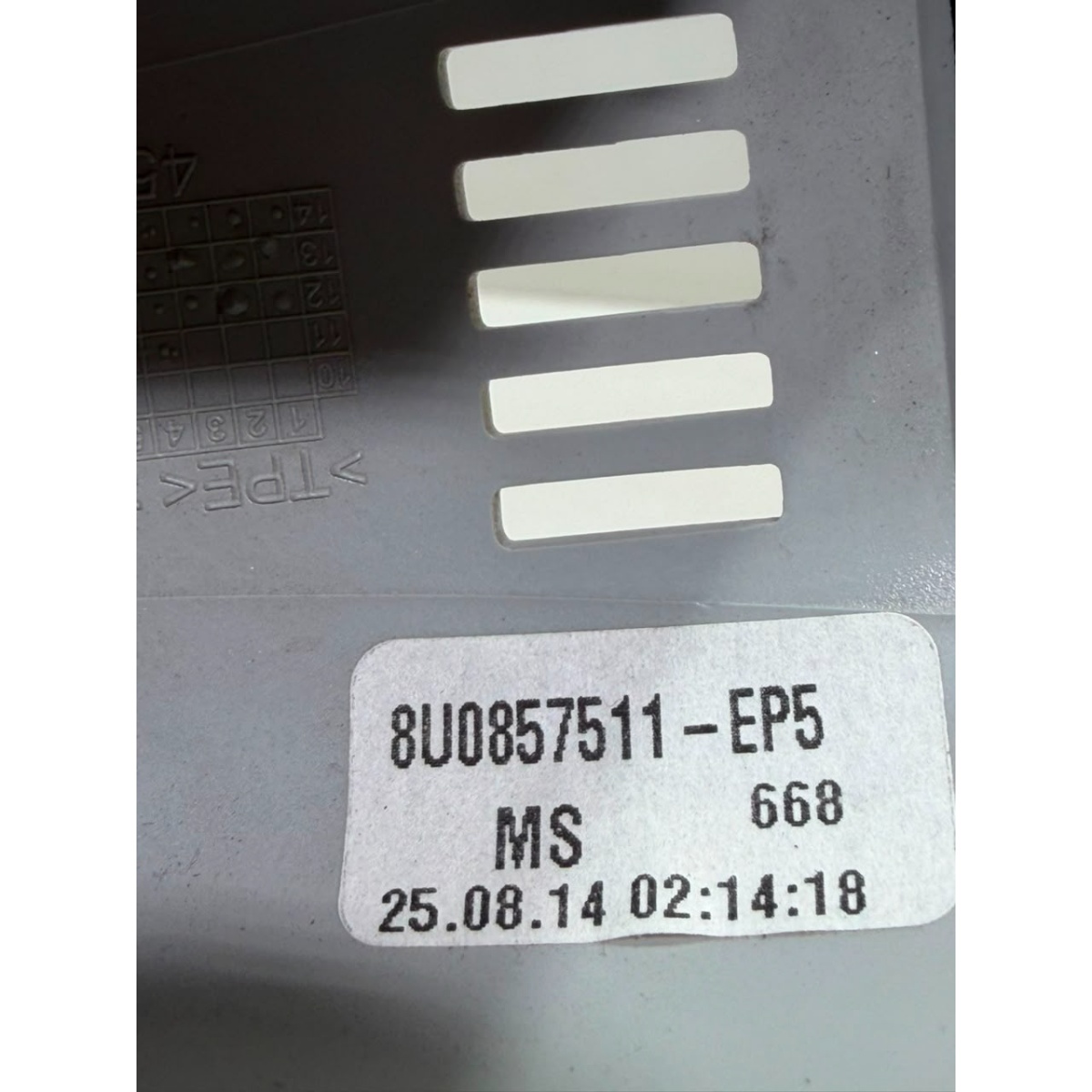 Acabamento Do Retrovisor Audi A3 Sportback 1.4 Tfsi 2015 Ori Cinza - Imagem 4