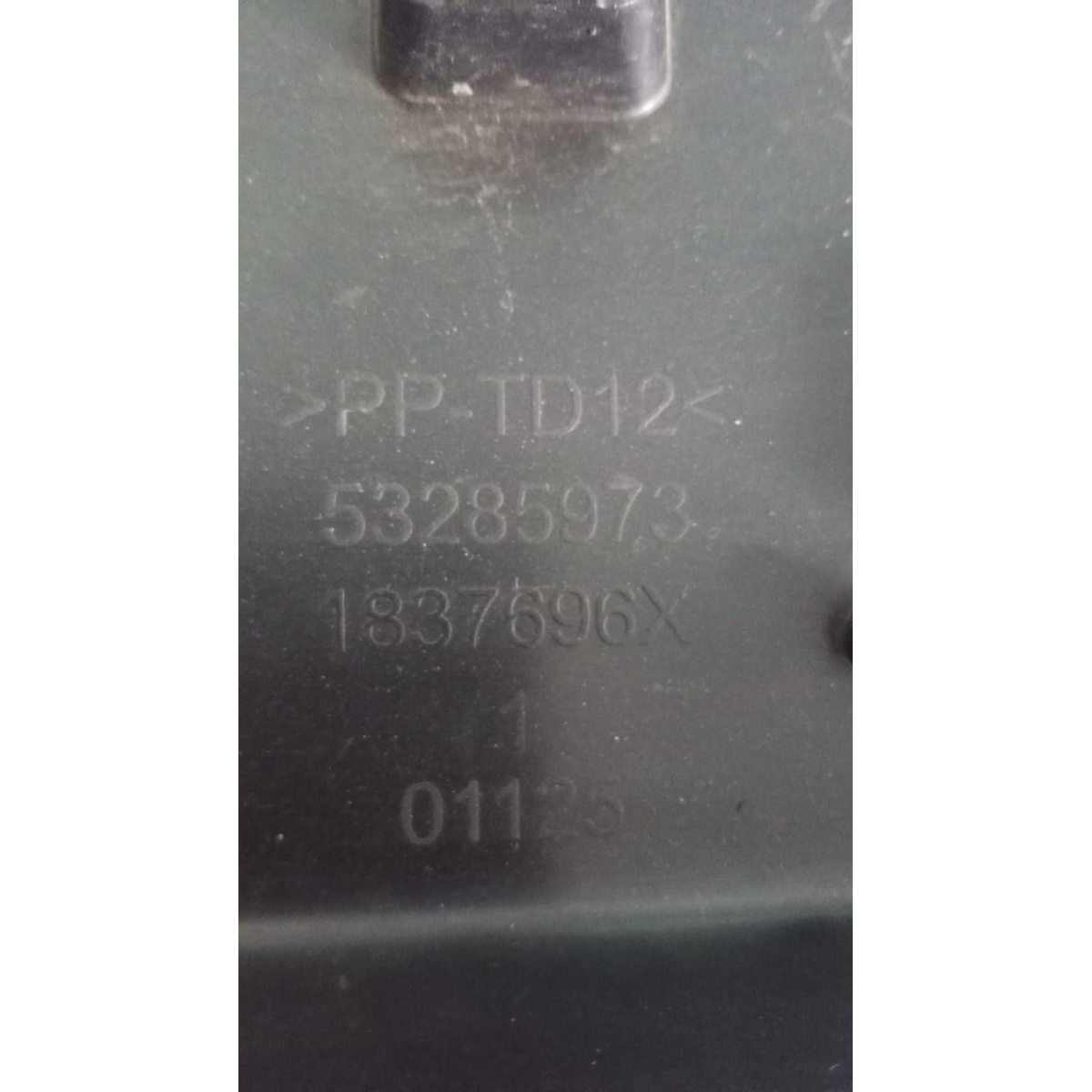 Suporte Placa Dianteiro Jeep Compass 19 Preto - Imagem 3