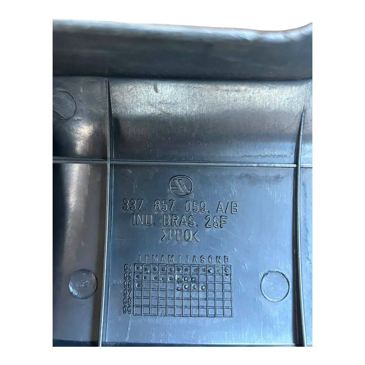 Moldura Painel Instrumento Ford Versailles 91 96 Preto - Imagem 6