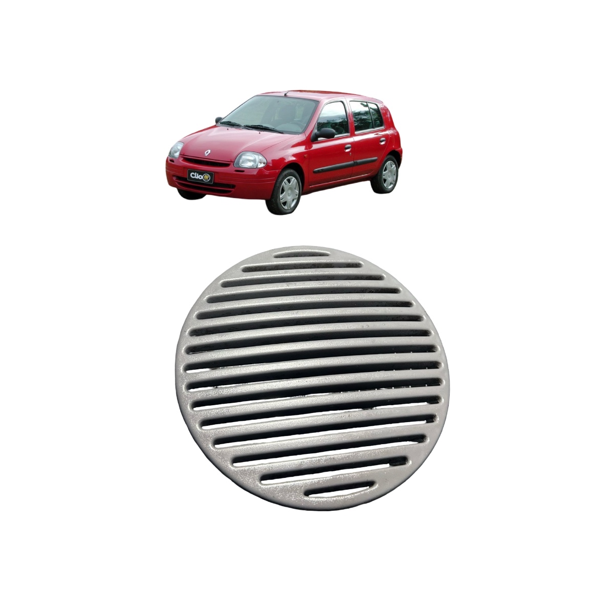 Tela Grade Tampa Alto Falante Porta Renault Clio 1999 A 2006