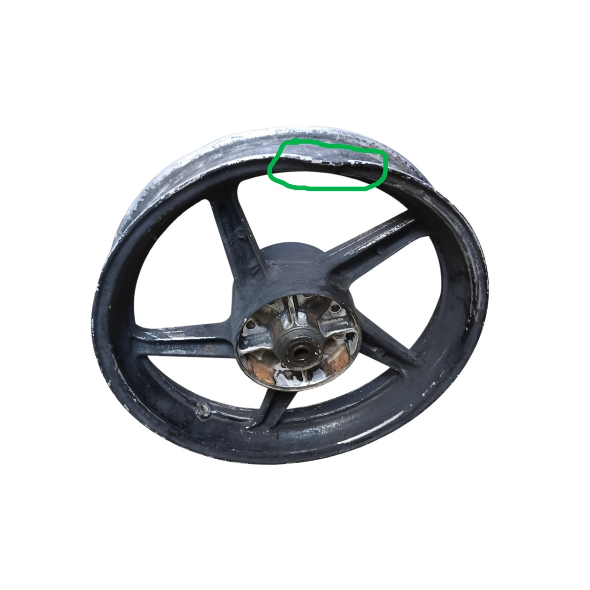 Roda Traseira CBX 250 Twister 2001 A 2008 Original C/Avaria - Imagem 4