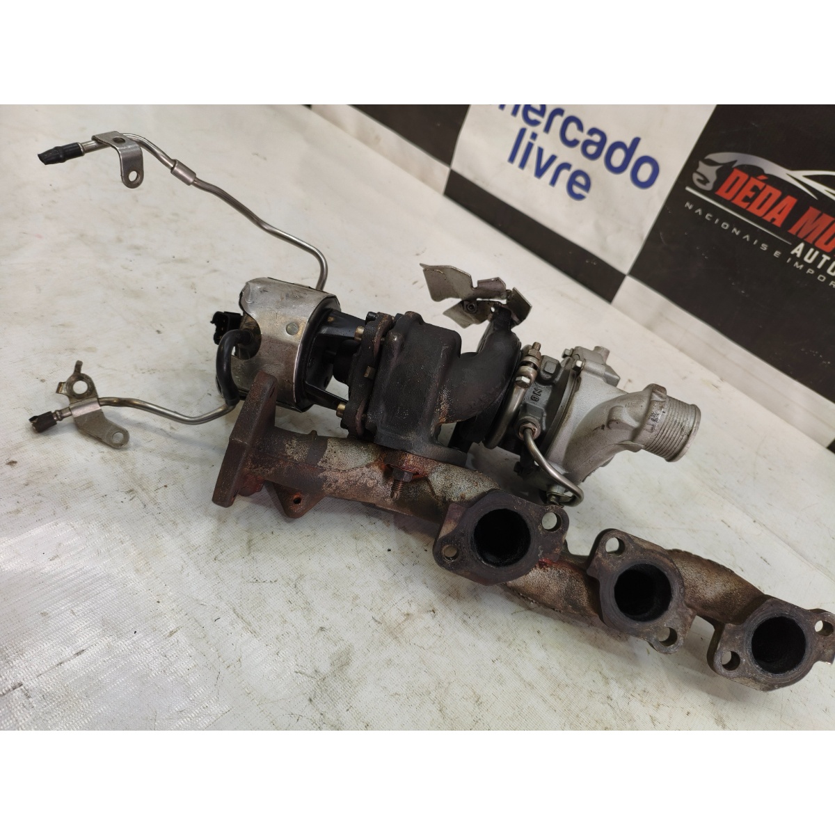 Turbina Esquerda Motor Range Rover 3.0 V6 2010 Fpla6K682Bc - Imagem 9
