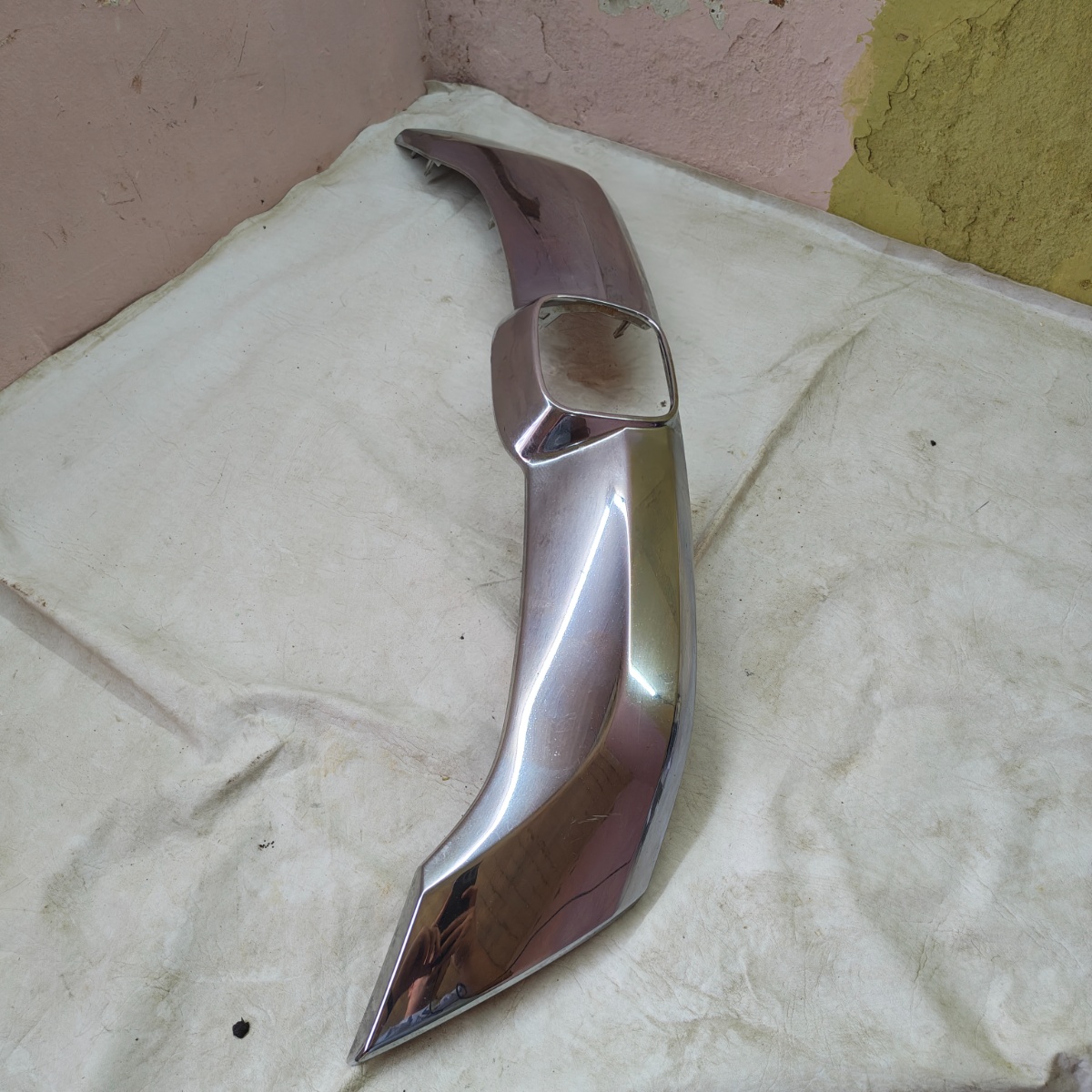 Moldura Cromada Grade Frontal Honda City 2015 A 2017 Prata Cromado - Imagem 2
