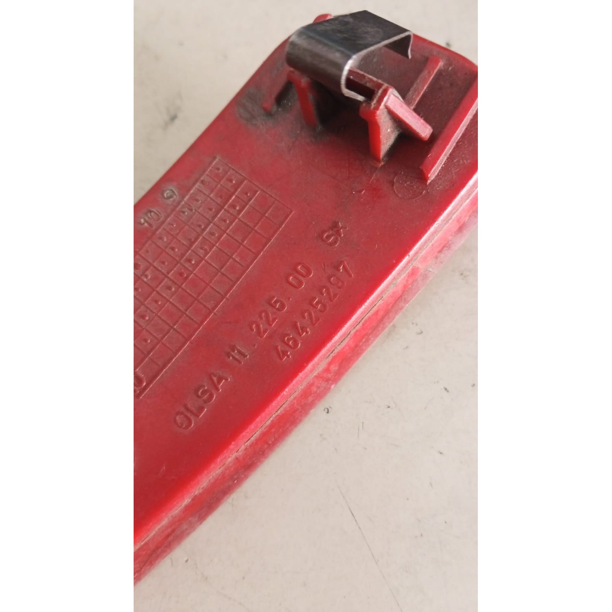 Lanterna Refletiva Fiat Marea Esquerda Original 46425297 Vermelho - Imagem 3