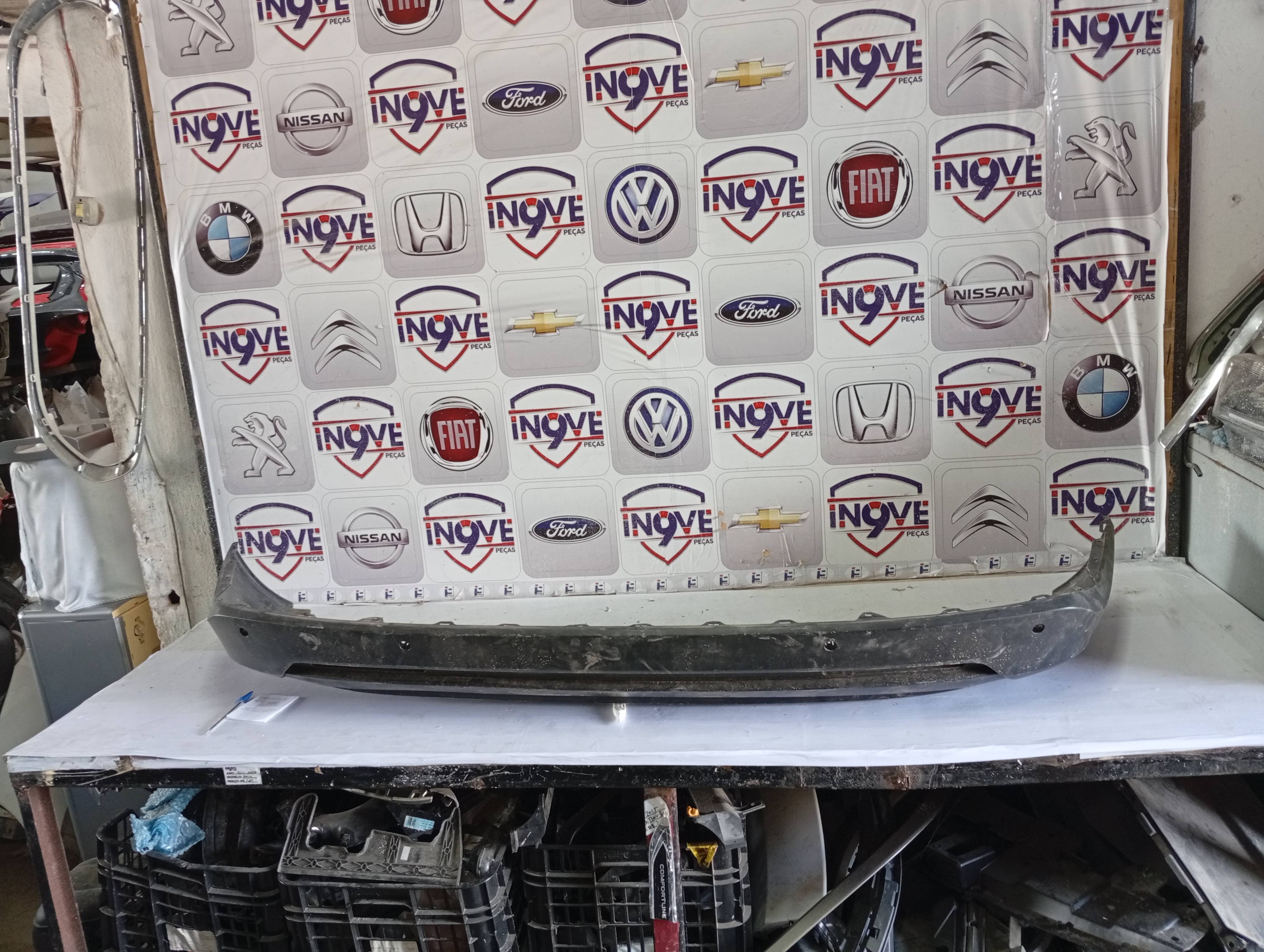 Spoiler Parachoque Traseiro Honda HR-V 2023 2024 Preto