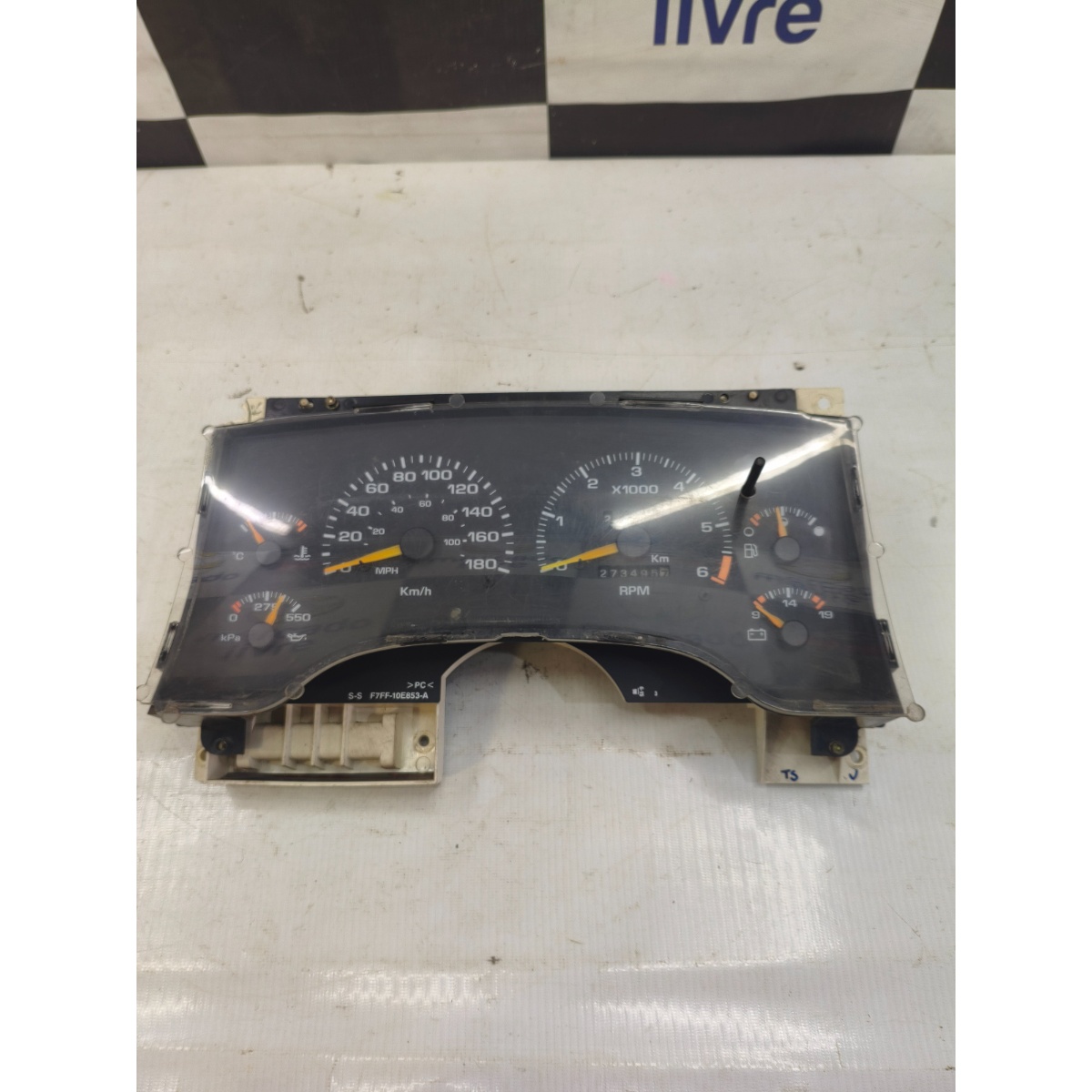 Painel Instrumentos S10 Blazer 4.3 V6 Vortec F7Ff-10E853-A - Imagem 4
