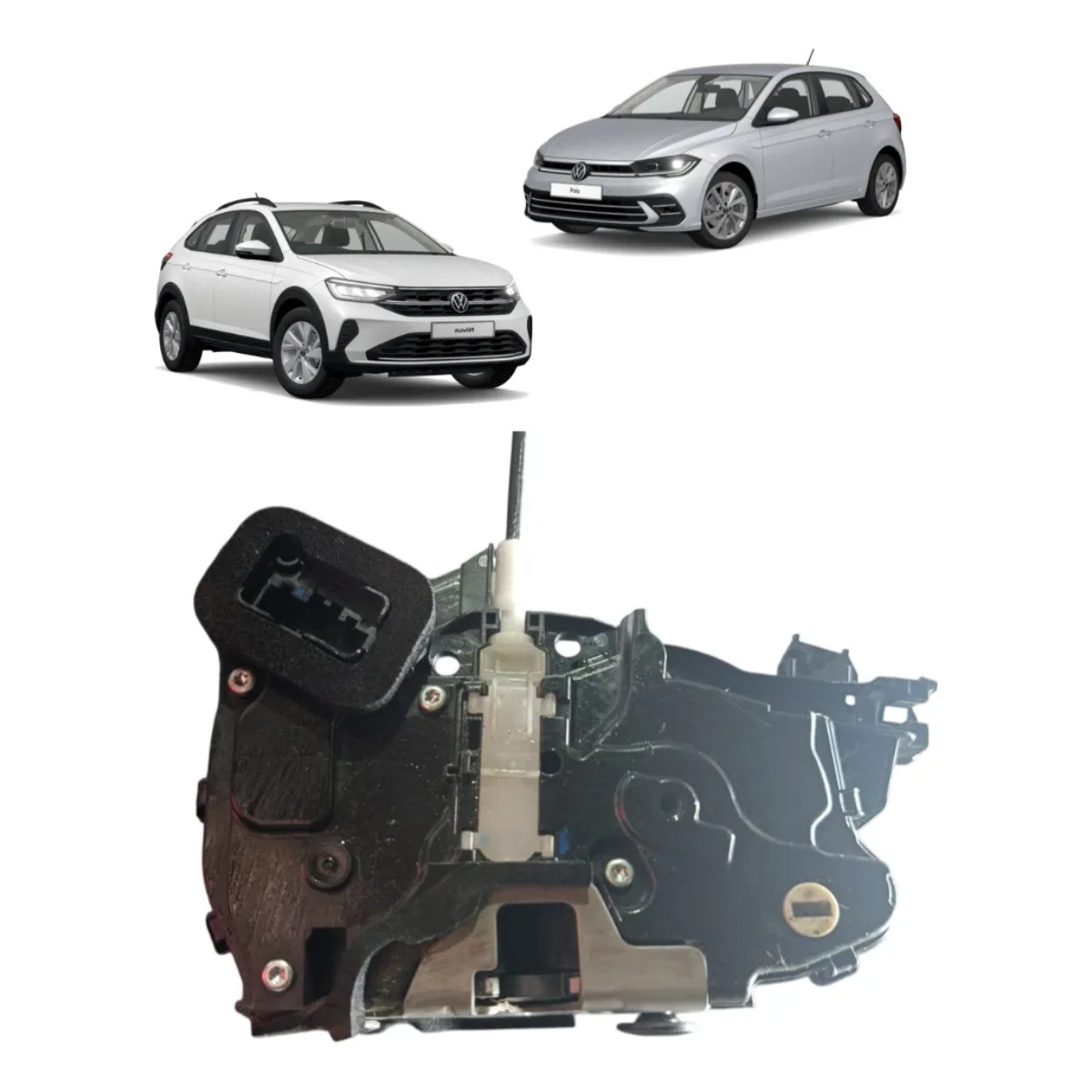 Fechadura Traseira Esquerda Vw Polo Nivus Taos 2Gj839015B - Imagem 1
