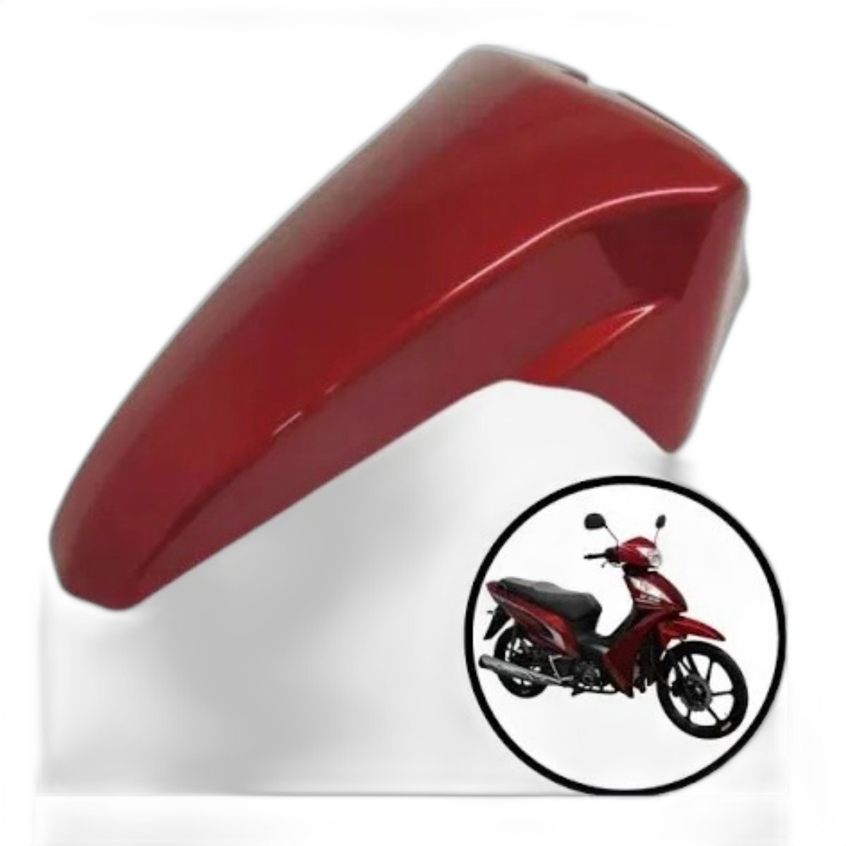 Paralama dianteiro Jet vermelho
