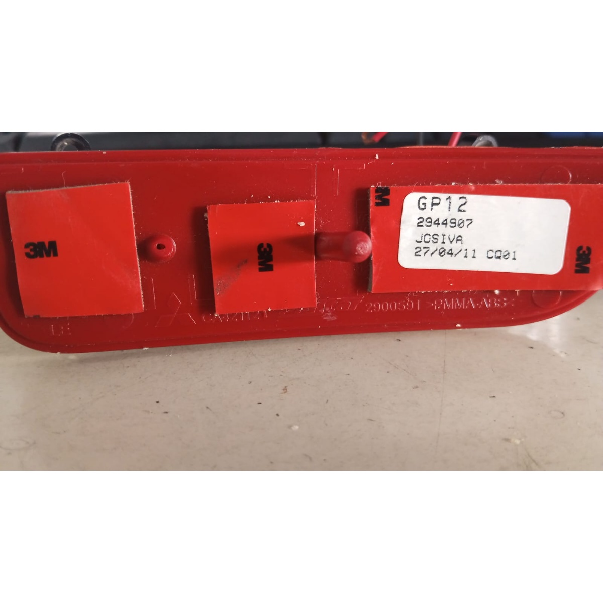 Refletor Traseiro Direito Pajero Sport Vermelho - Imagem 2