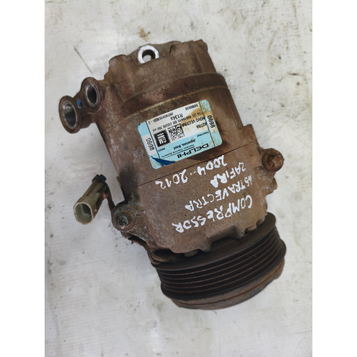 Compressor Ar Condicionado Astra Vectra Zafira 933806988690 - Imagem 2