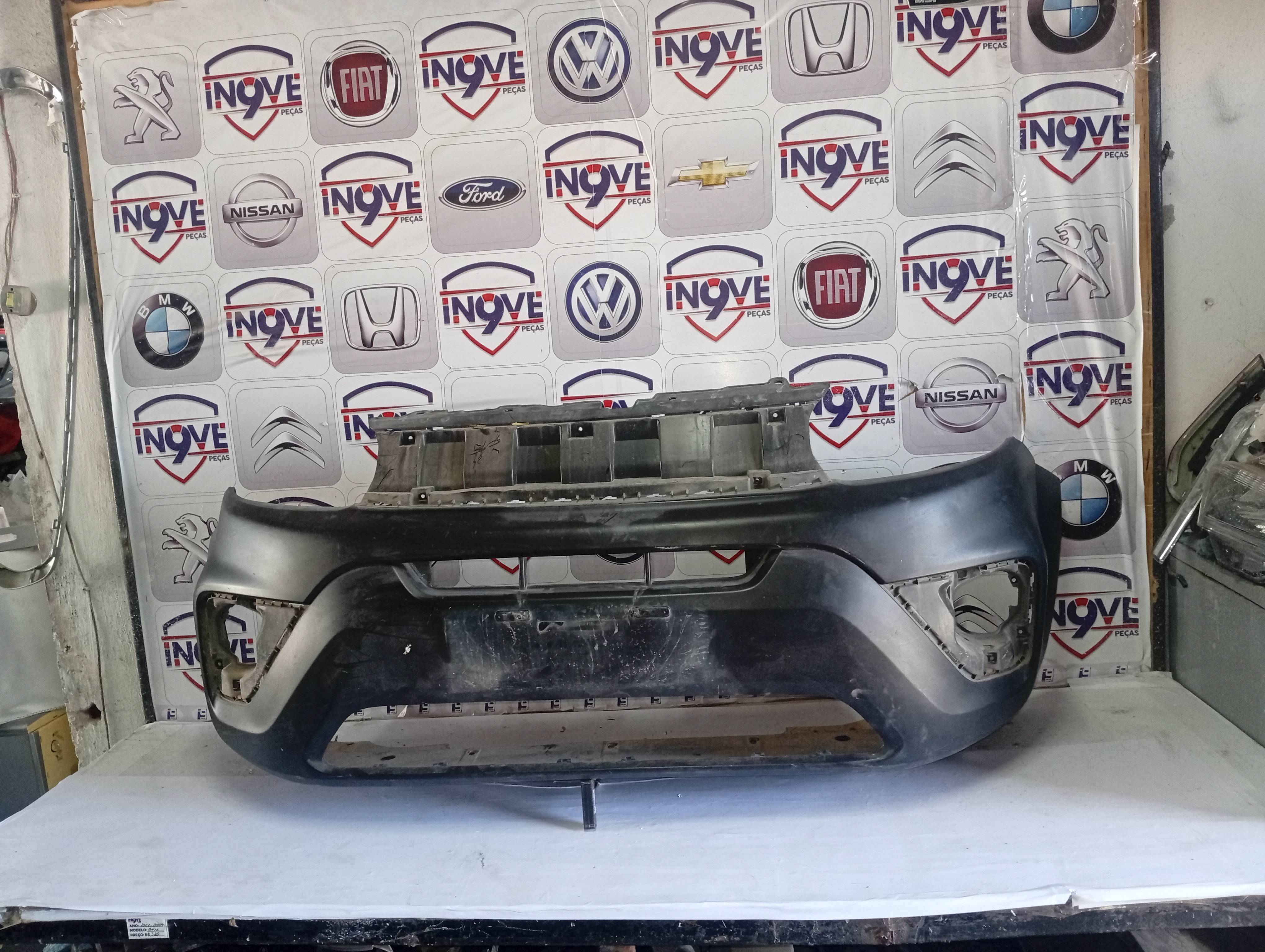 Parachoque Dianteiro Fiat Fiorino 2022 a 2026 Preto