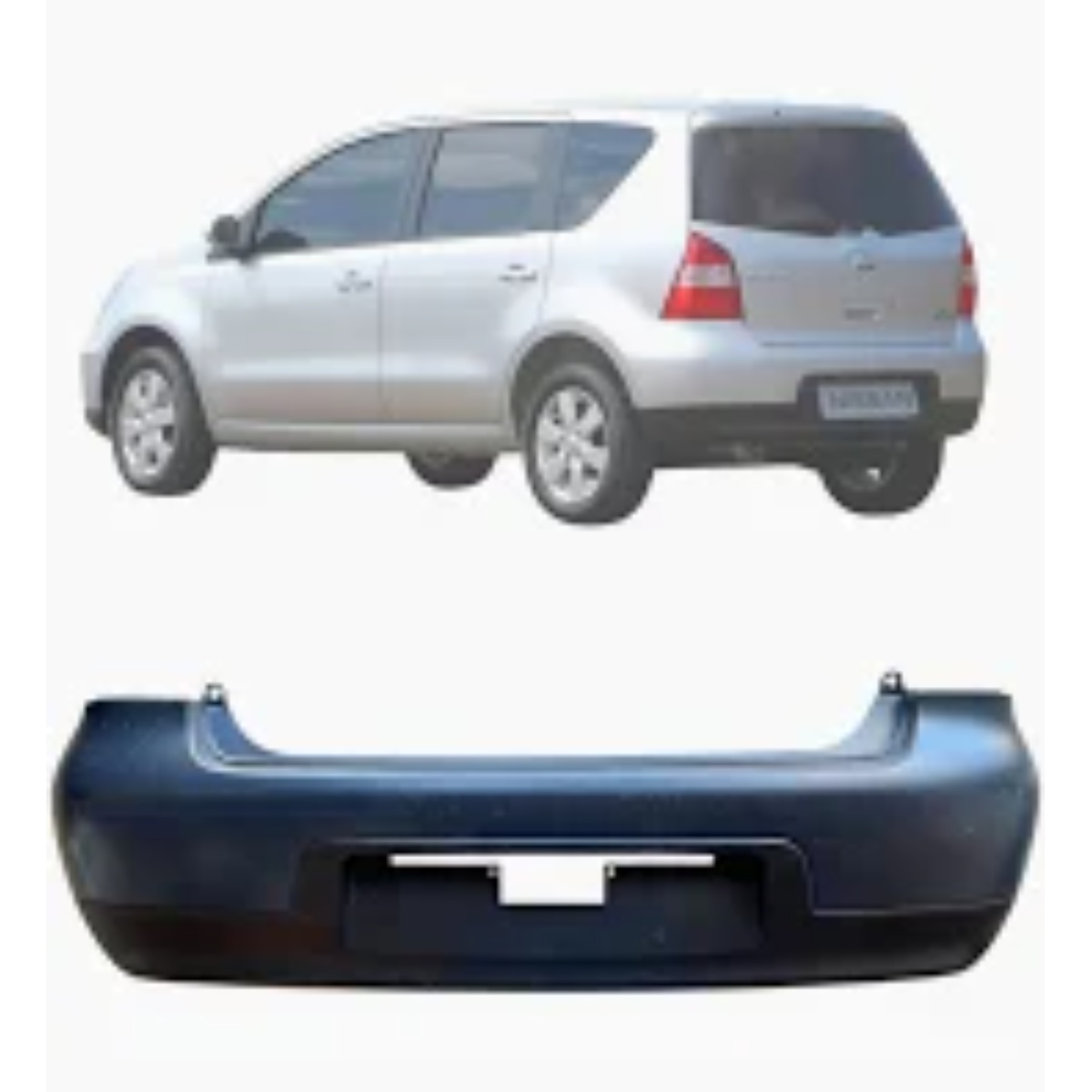 Parachoque Traseiro Original Nissan Livina 2010 a 2014