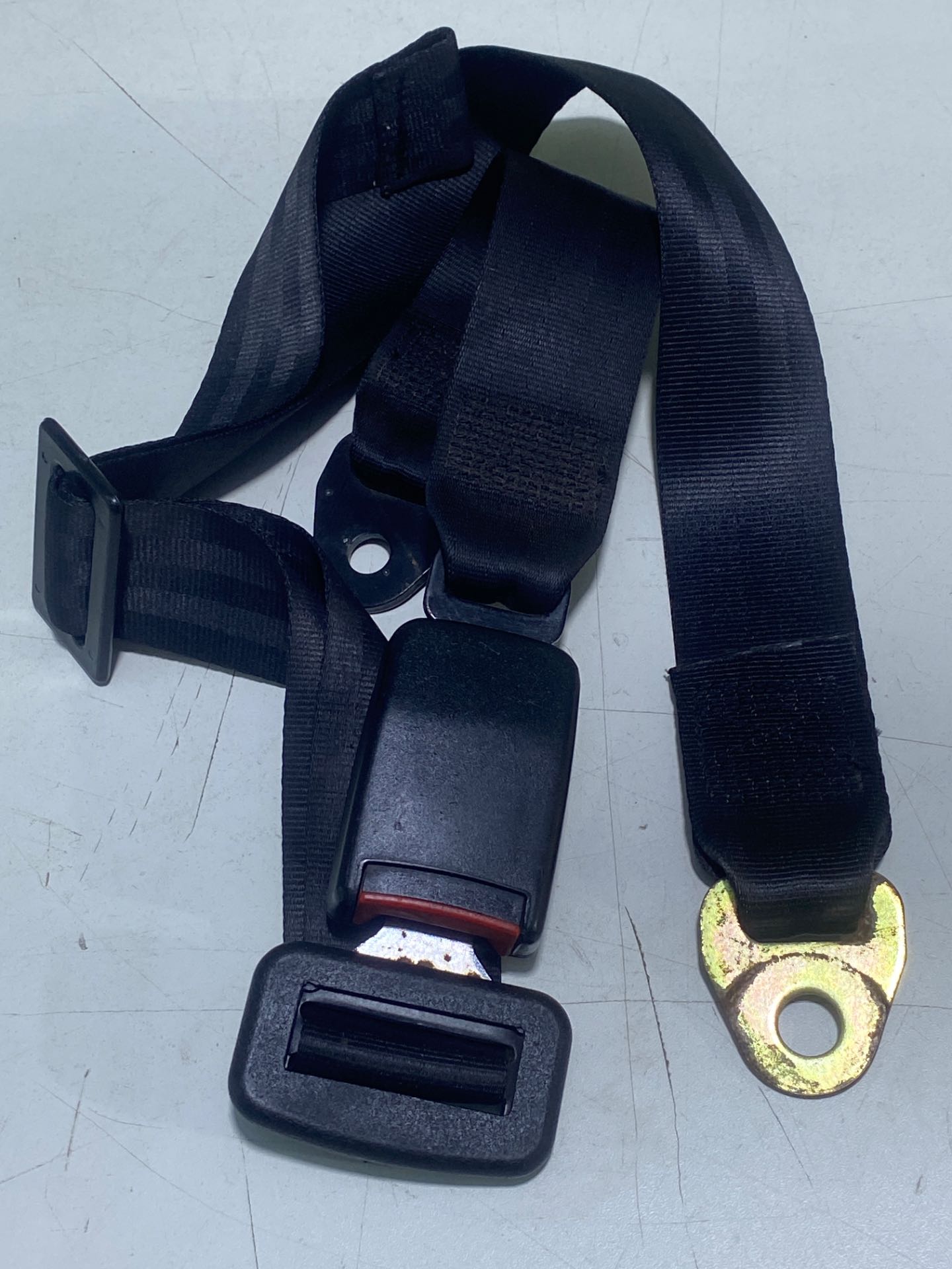 Cinto De Segurança 2 Pts Abdominal Ducato Preto - Imagem 2