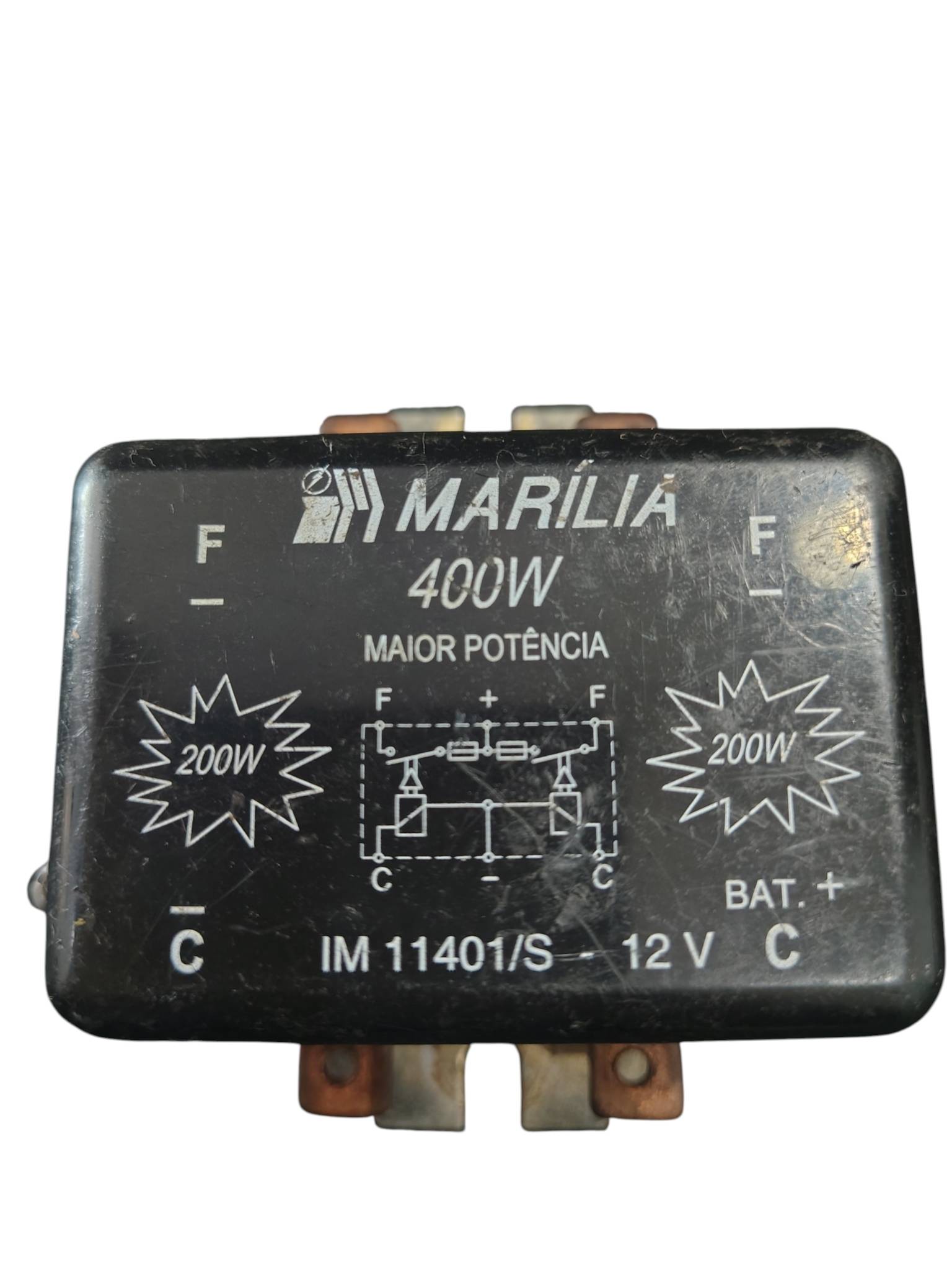 RELÊ DUPLO FAROL MARÍLIA IM11401/S 12V UNIVERSAL IM11401S