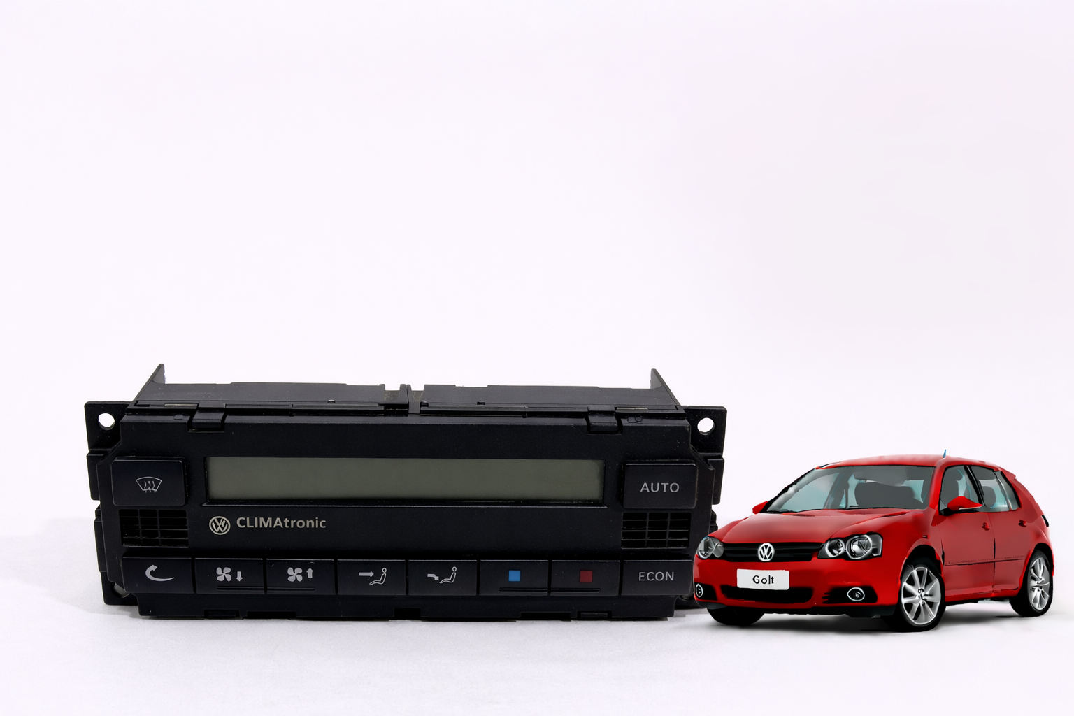Comando Ar Condicionado Climatronic VW Golf 3B1907044C - Imagem 1