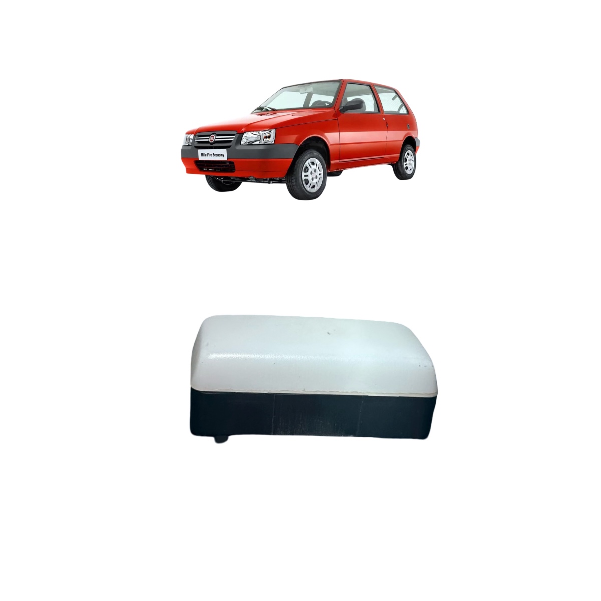 Lanterna Luz De Teto Fiat Uno 1984-2013 Original C/AVARIA - Imagem 3