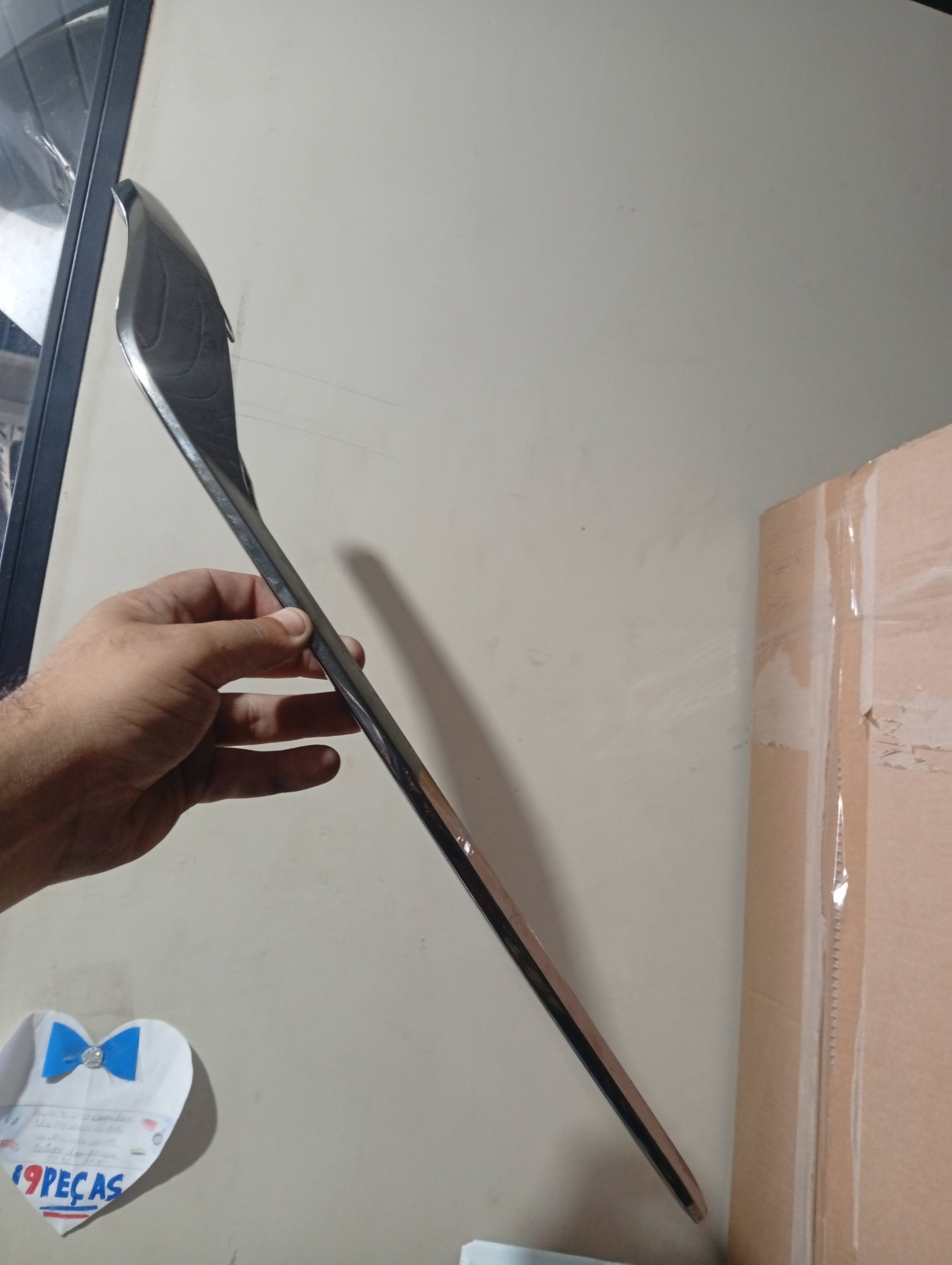 Friso Cromado Para-choque Inferior Esquerdo Fiat Fastback