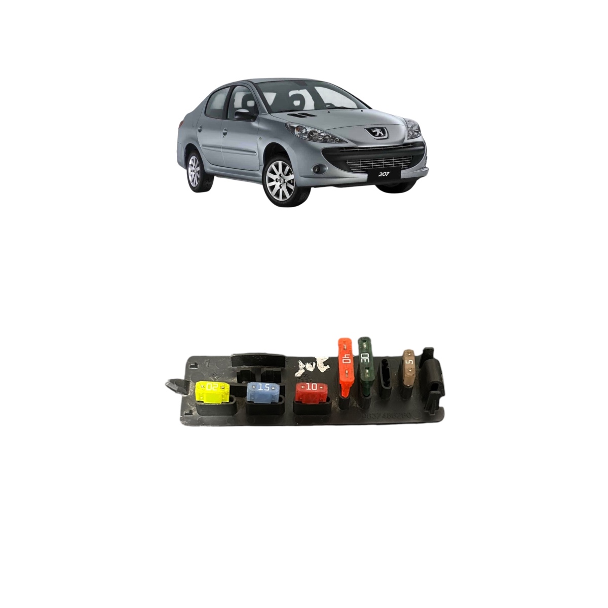 Tampa Fusíveis Reserva Int Peugeot 207 1.4 2008 9637466280