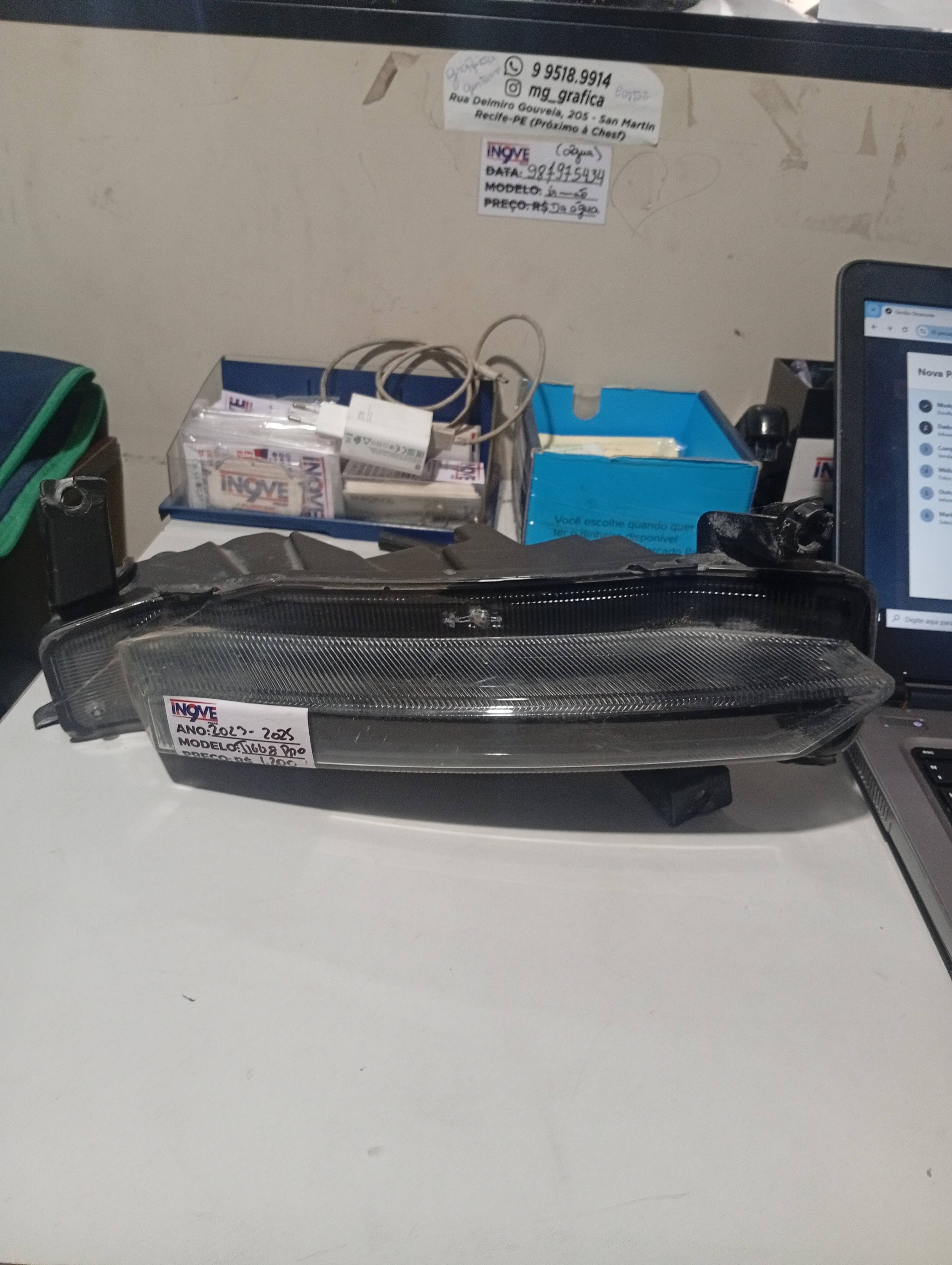 Farol Milha Lateral Esquerdo Chery Tiggo 8 Pro