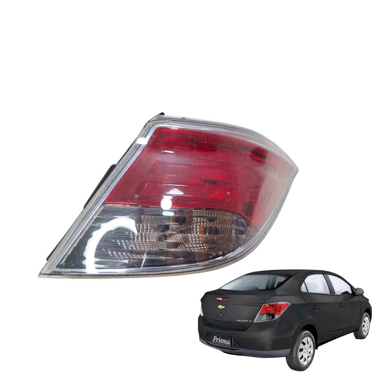 Lanterna Prisma Fume Lado Direito 13 A 15 52150626 Direito/passageiro Vermelho - Imagem 1
