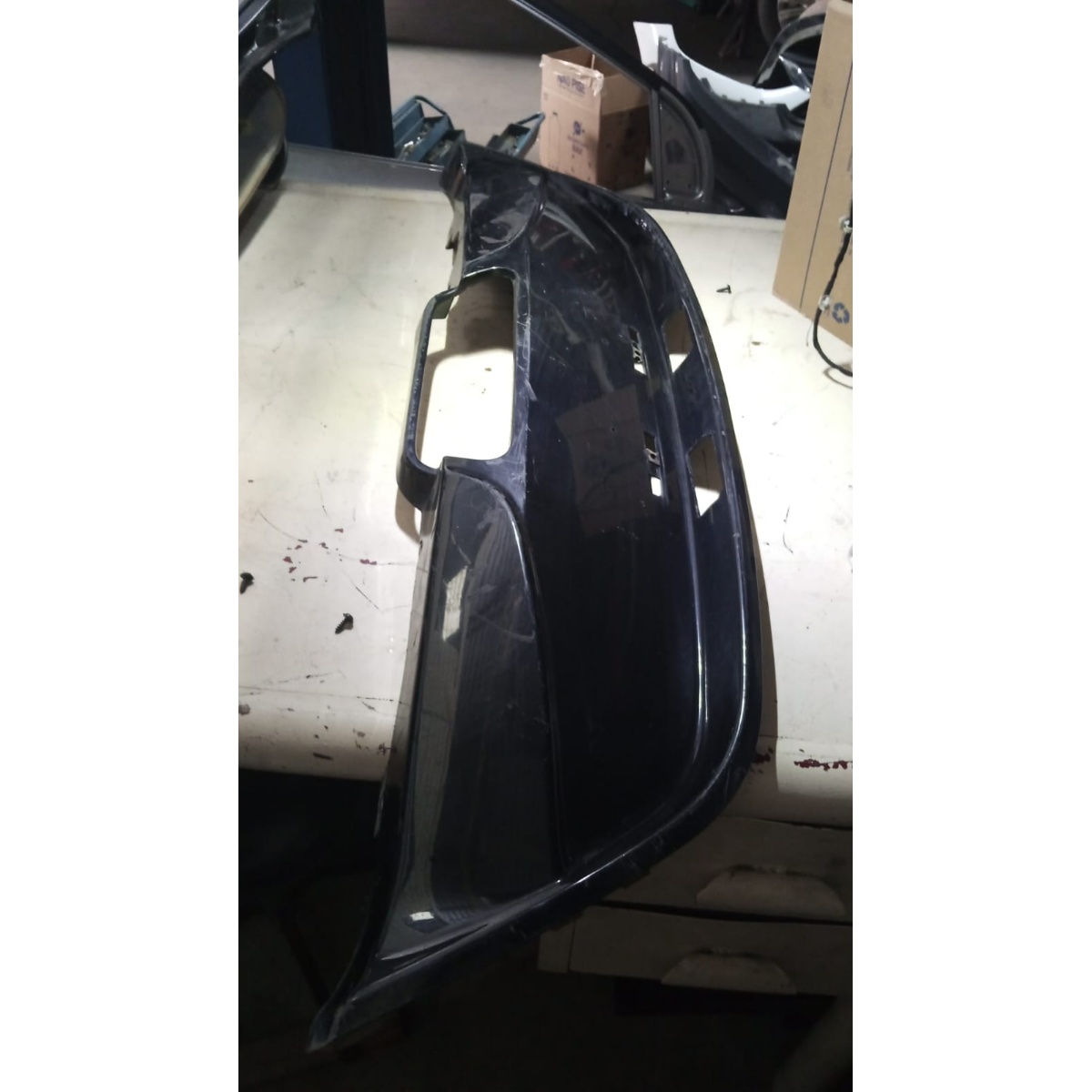 Moldura Aplique Para-Choque Traseiro Veloster c/ recuperação