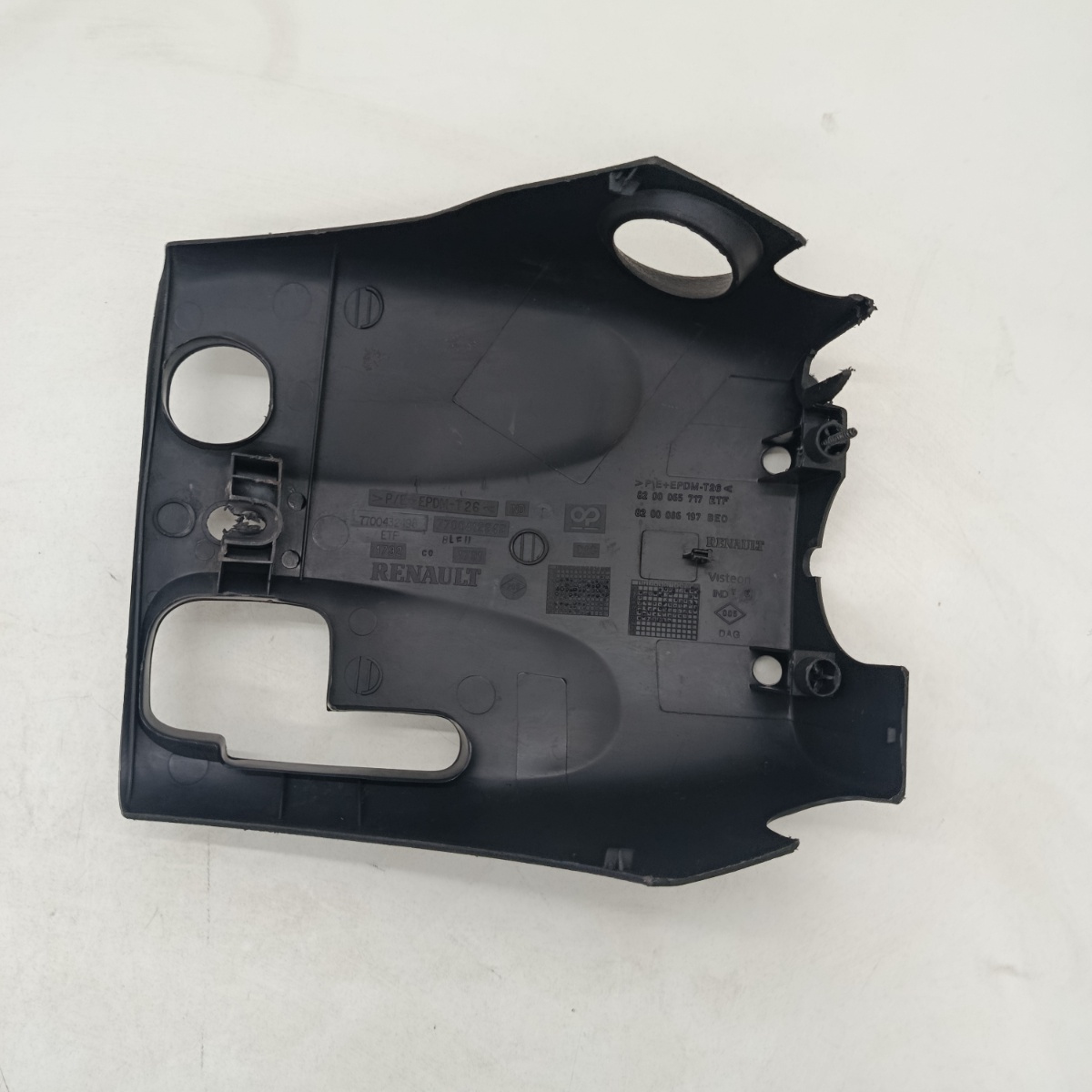 Moldura Inferior Coluna de direção Renault Clio 2007 08 09 - Imagem 4