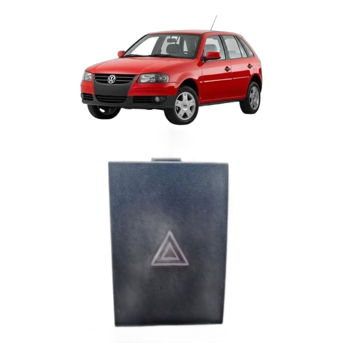 Botão Pisca Alerta Volkswagen Gol G4 1994/2006 377953235