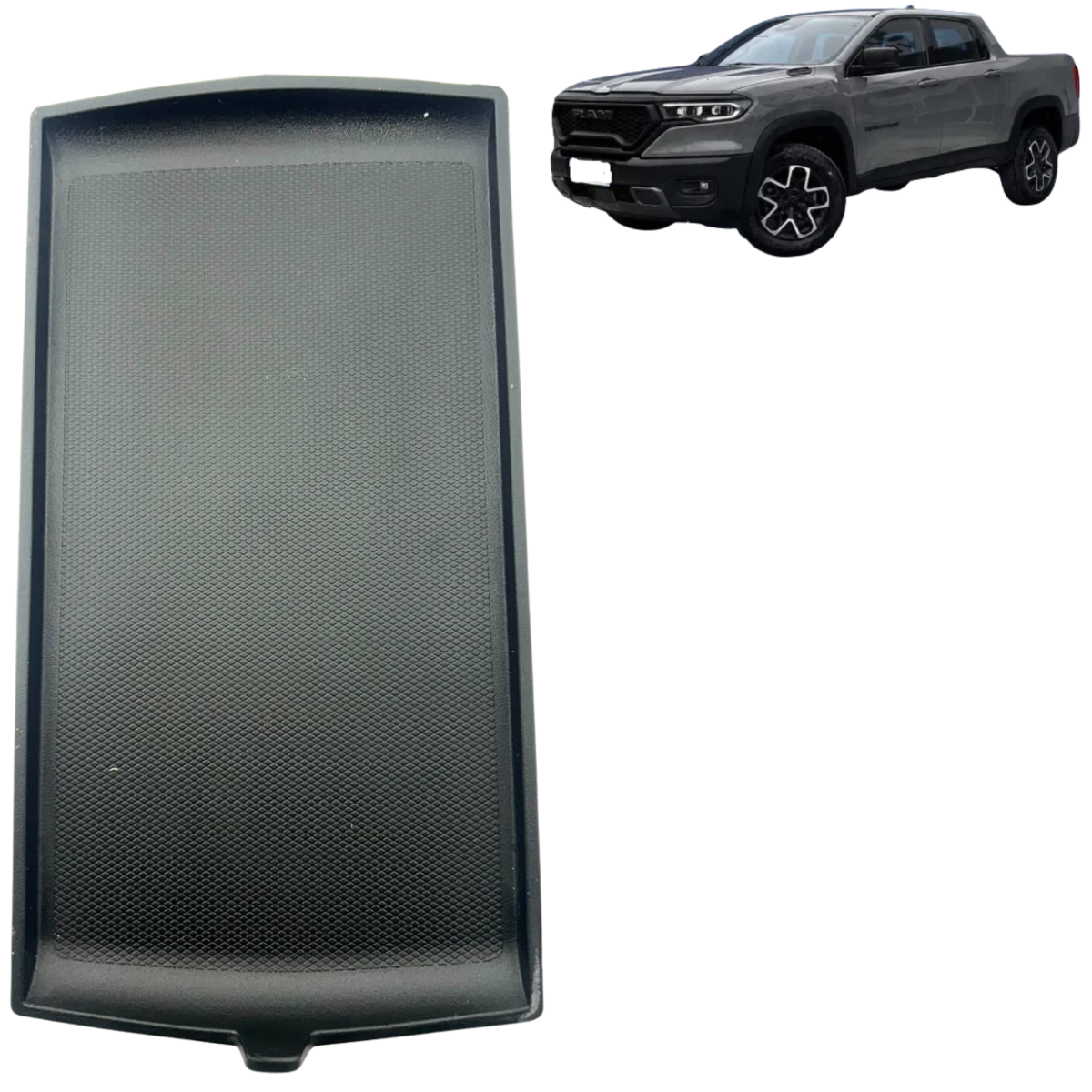 Borracha do Porta Objetos RAM Rampage 2023 a 2025 Original