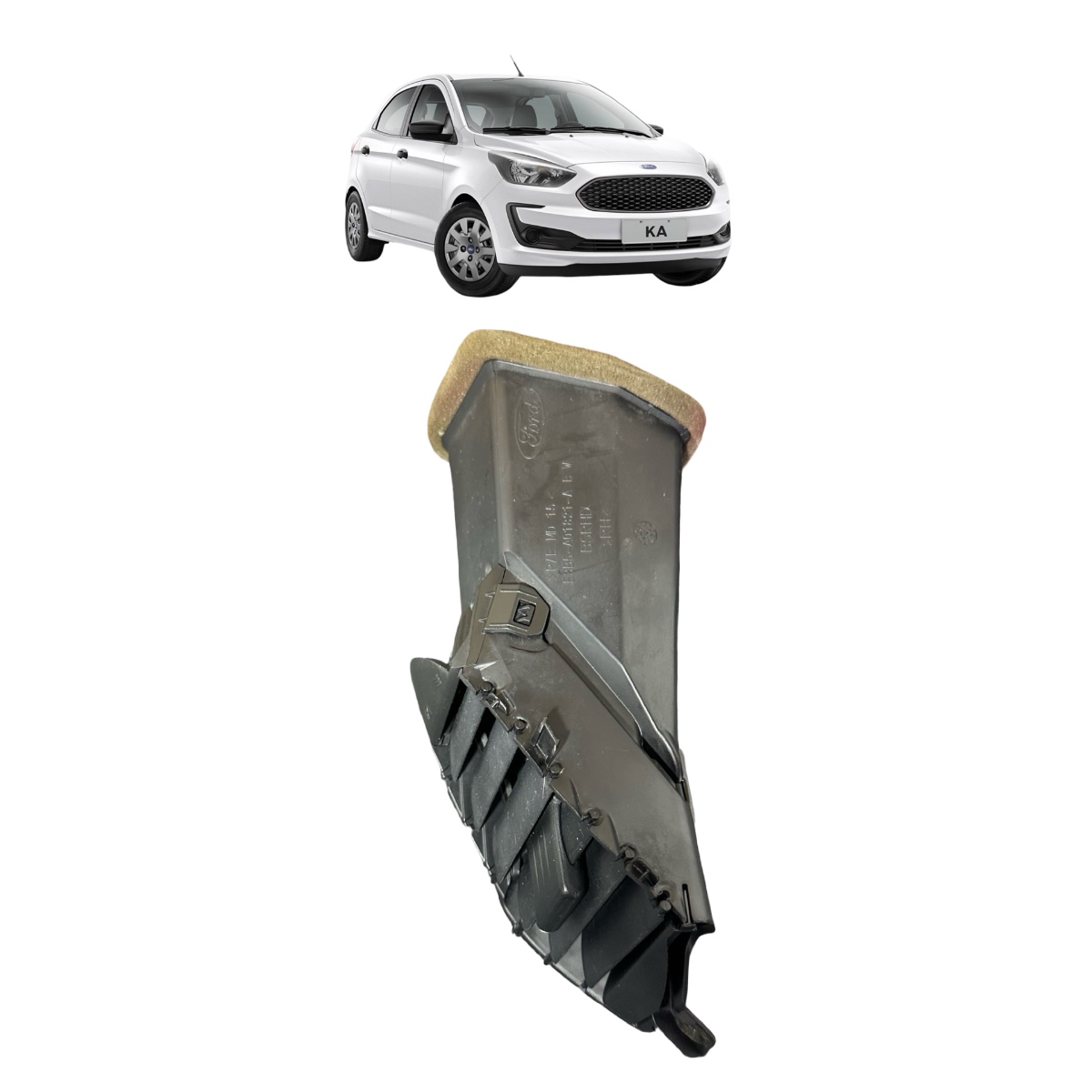 Difusor De Ar Lado Esquerdo Ford Ka 2018 E3b5a01821a Origi - Imagem 3