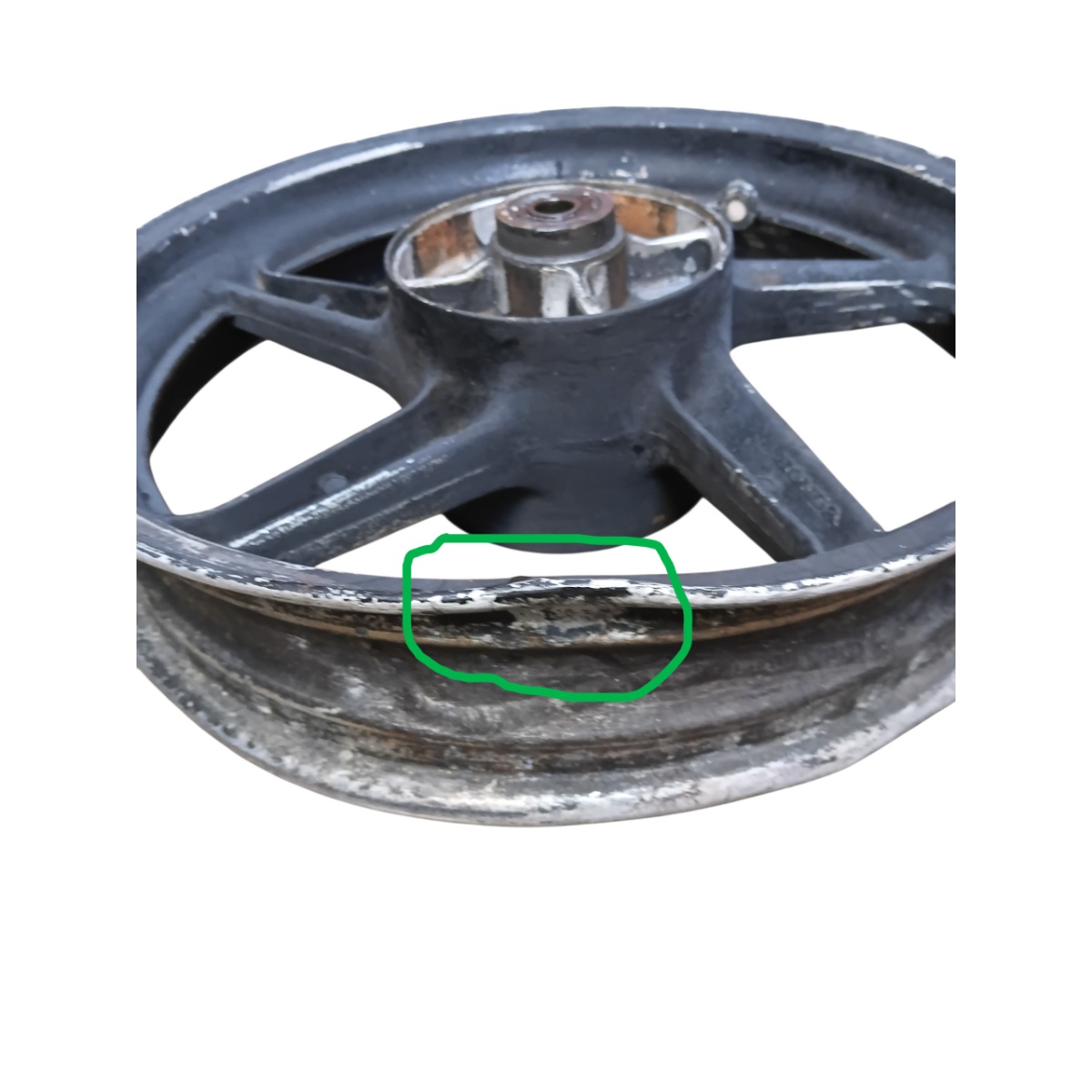 Roda Traseira CBX 250 Twister 2001 A 2008 Original C/Avaria - Imagem 2