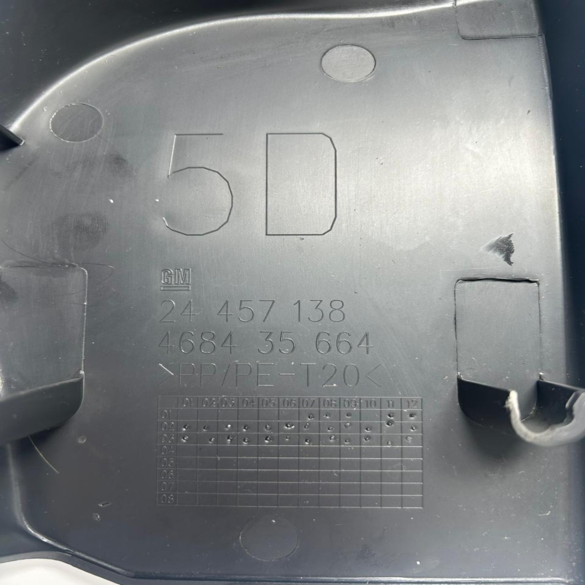 Acabamento Interno Retrovisor Ld Corsa Sedan 24457138 - Imagem 4