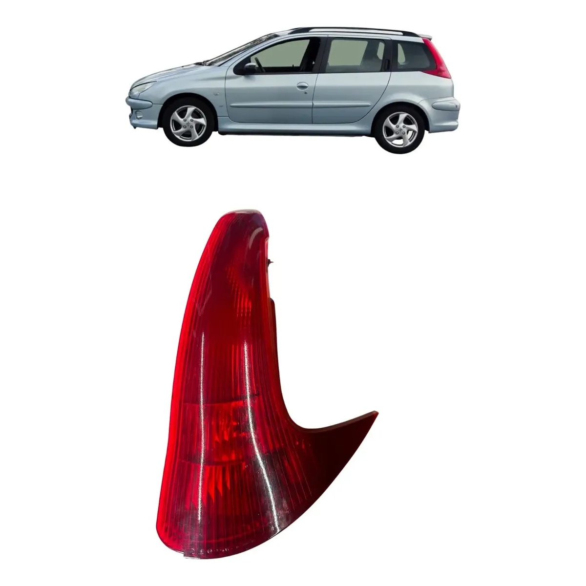 Lanterna Traseira Esquerda peugeot 206 207 05/12 Original