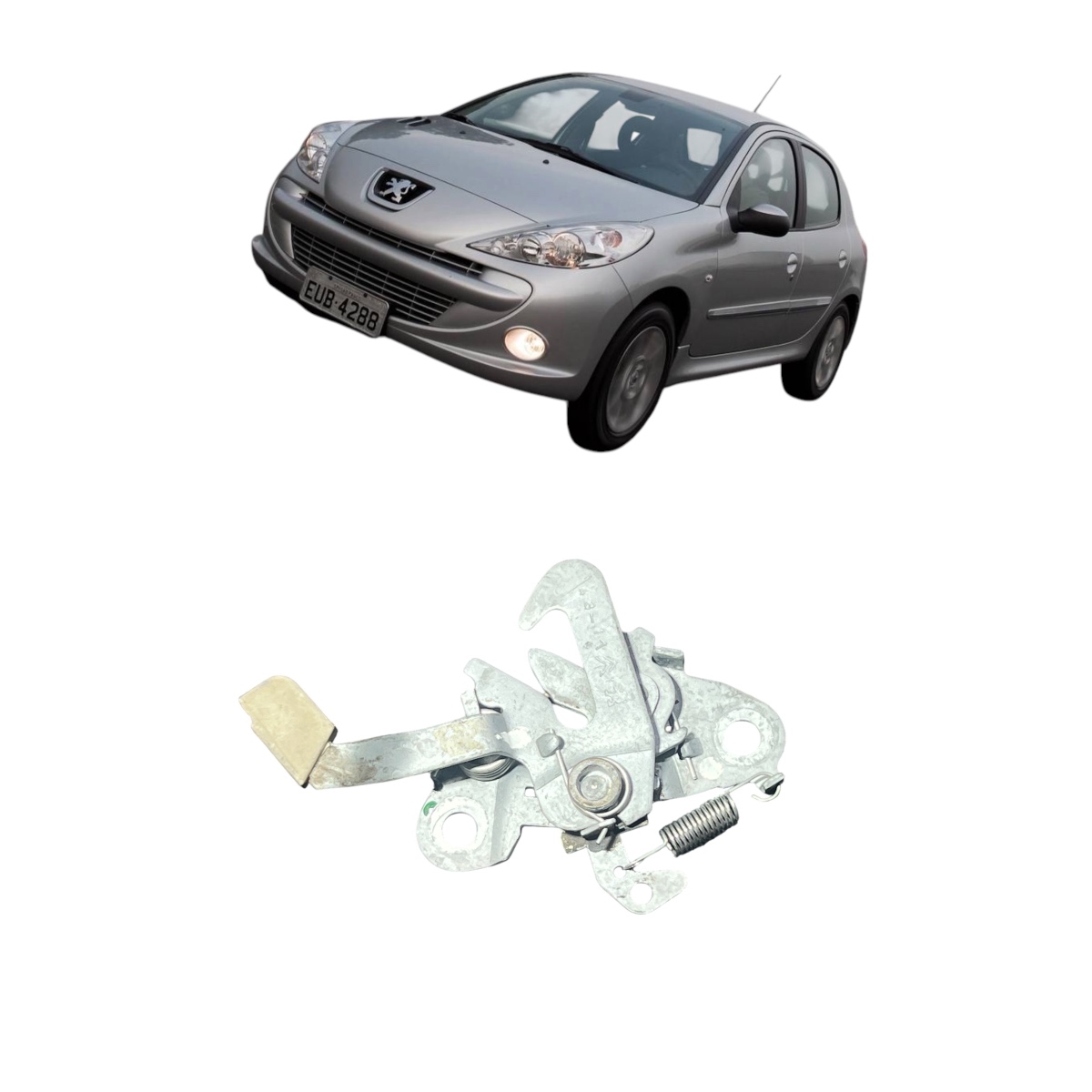 Fechadura capô Peugeot 207 2002/2013